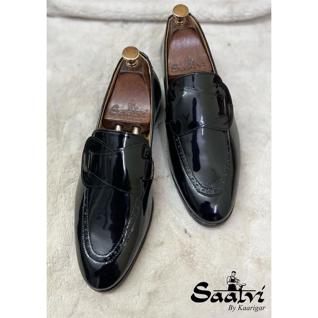 Patent Butterfly Loafers