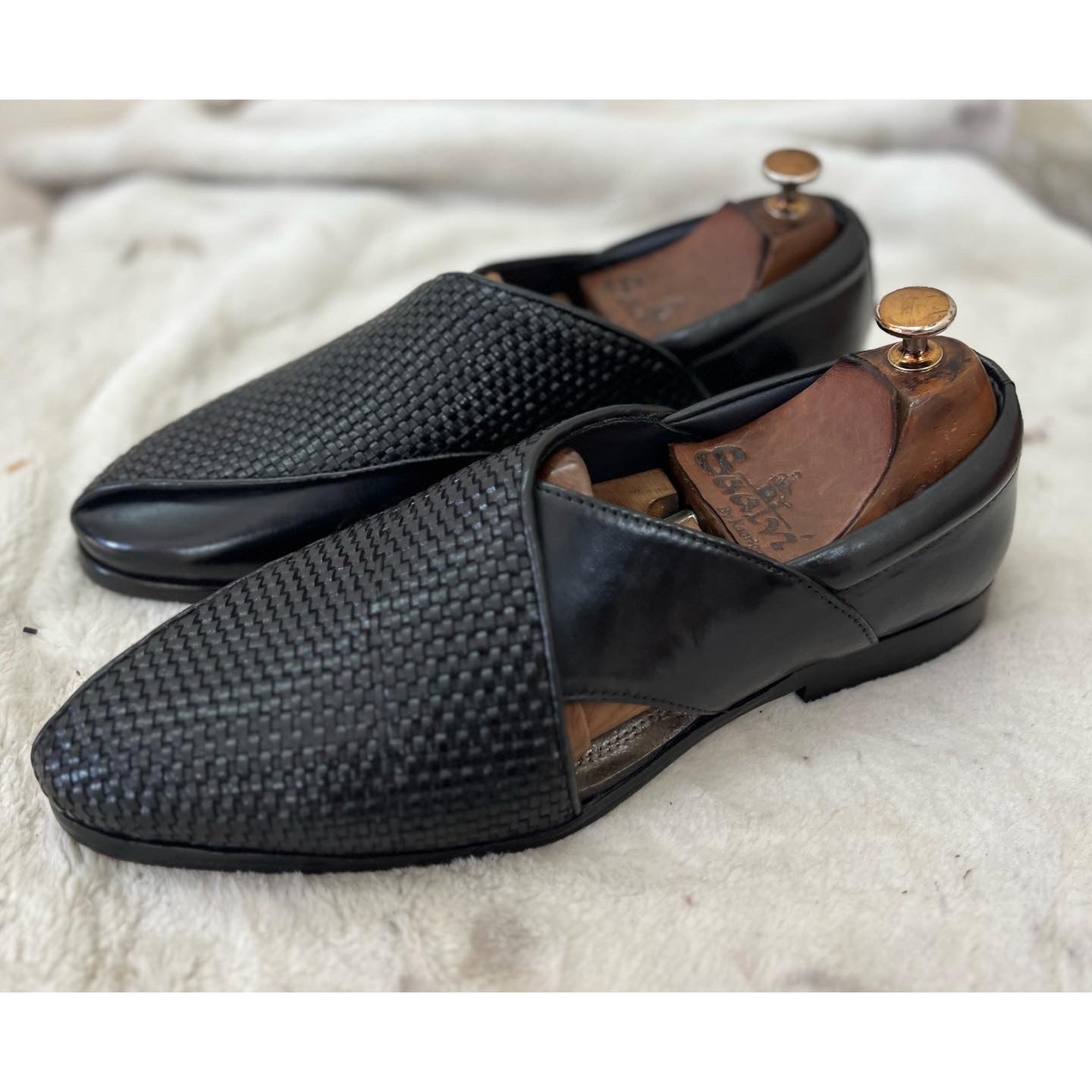 Black Peshawari Weave