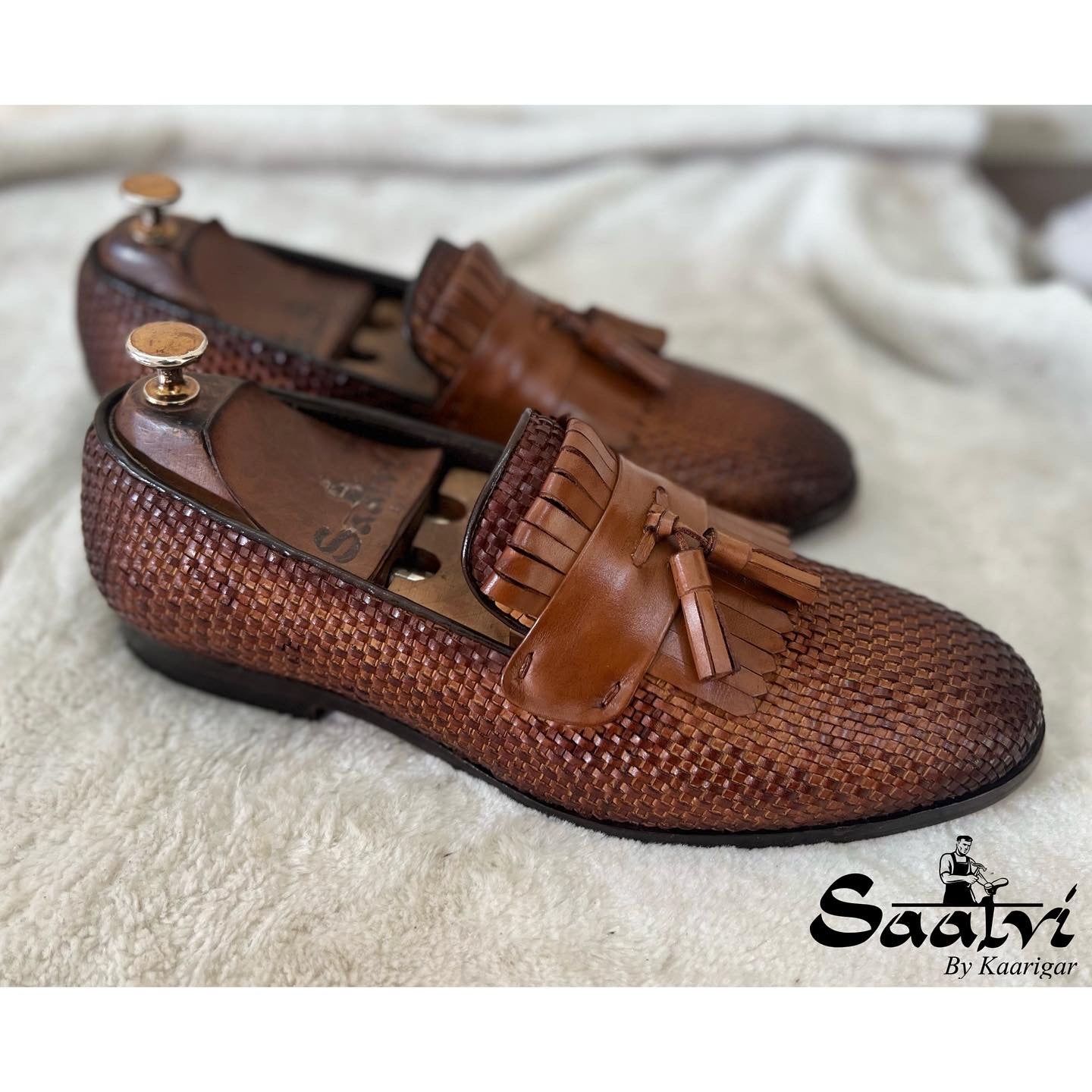 Classic Loafers With Fringes & Tassels