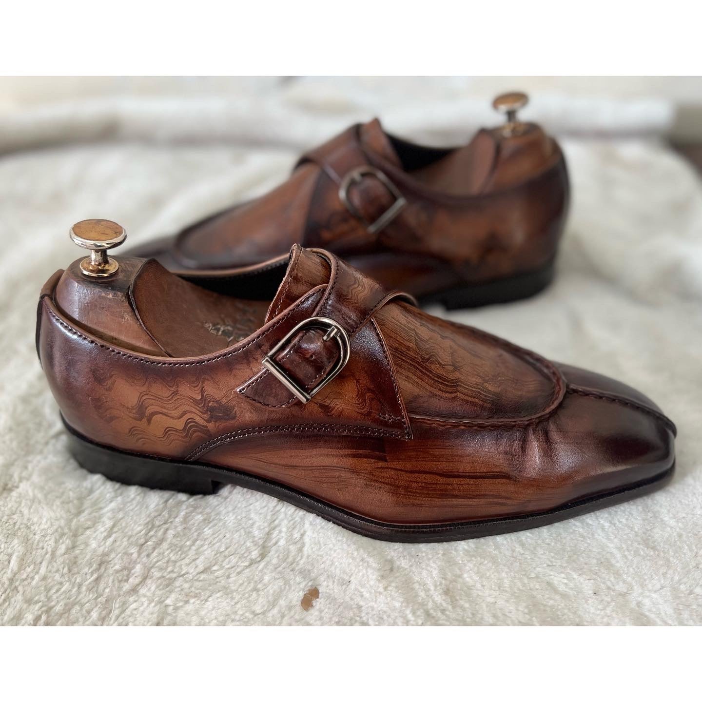 Single Monk Strap Hand finished