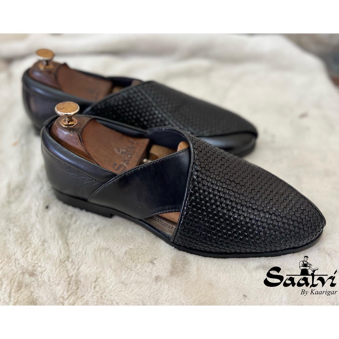 Black Peshawari Weave