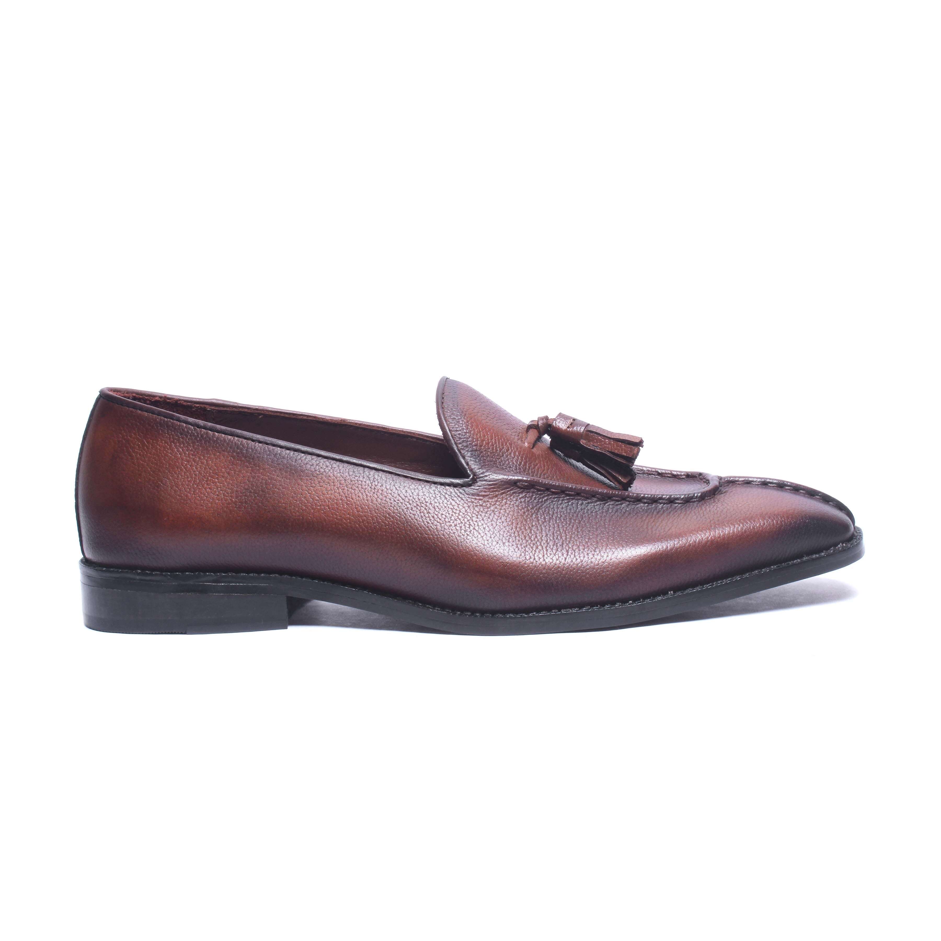 Brown Loafers With Tassels Ndm