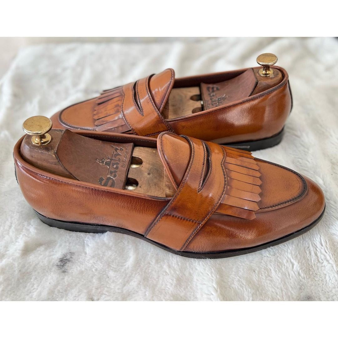 Penny Loafers W Fringes Brushoff