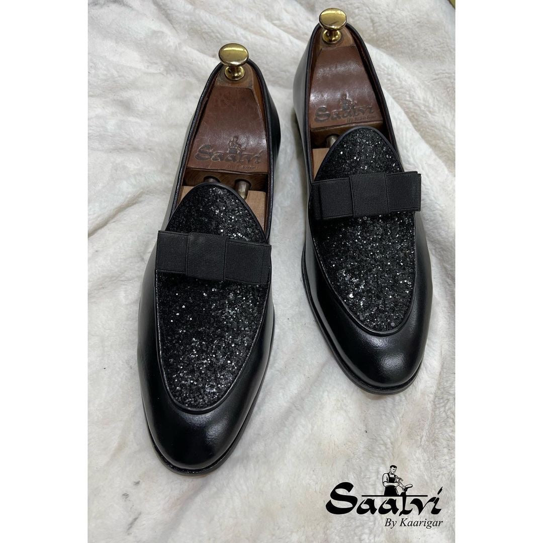 Belgian Loafers Bling Bow