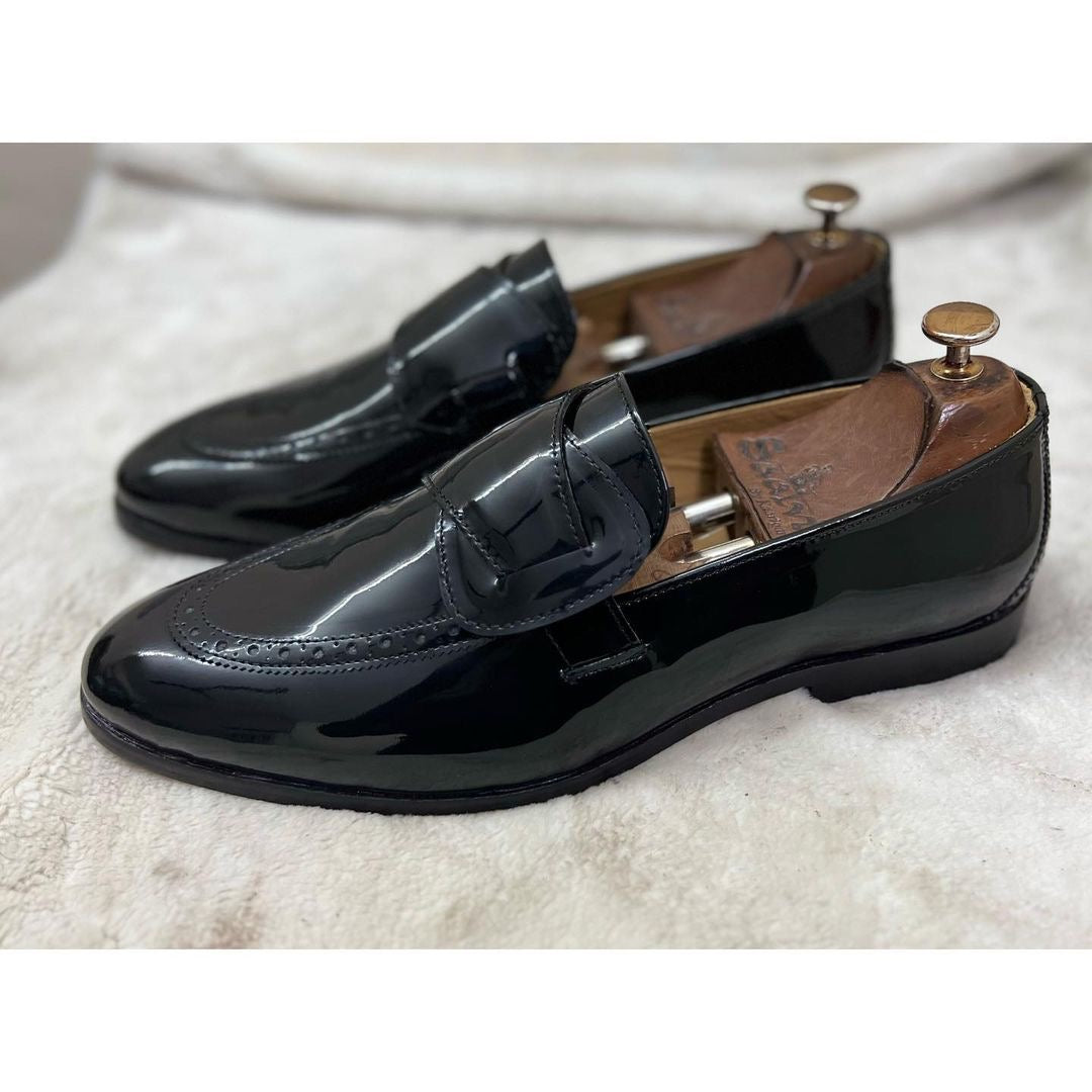 Patent Butterfly Loafers