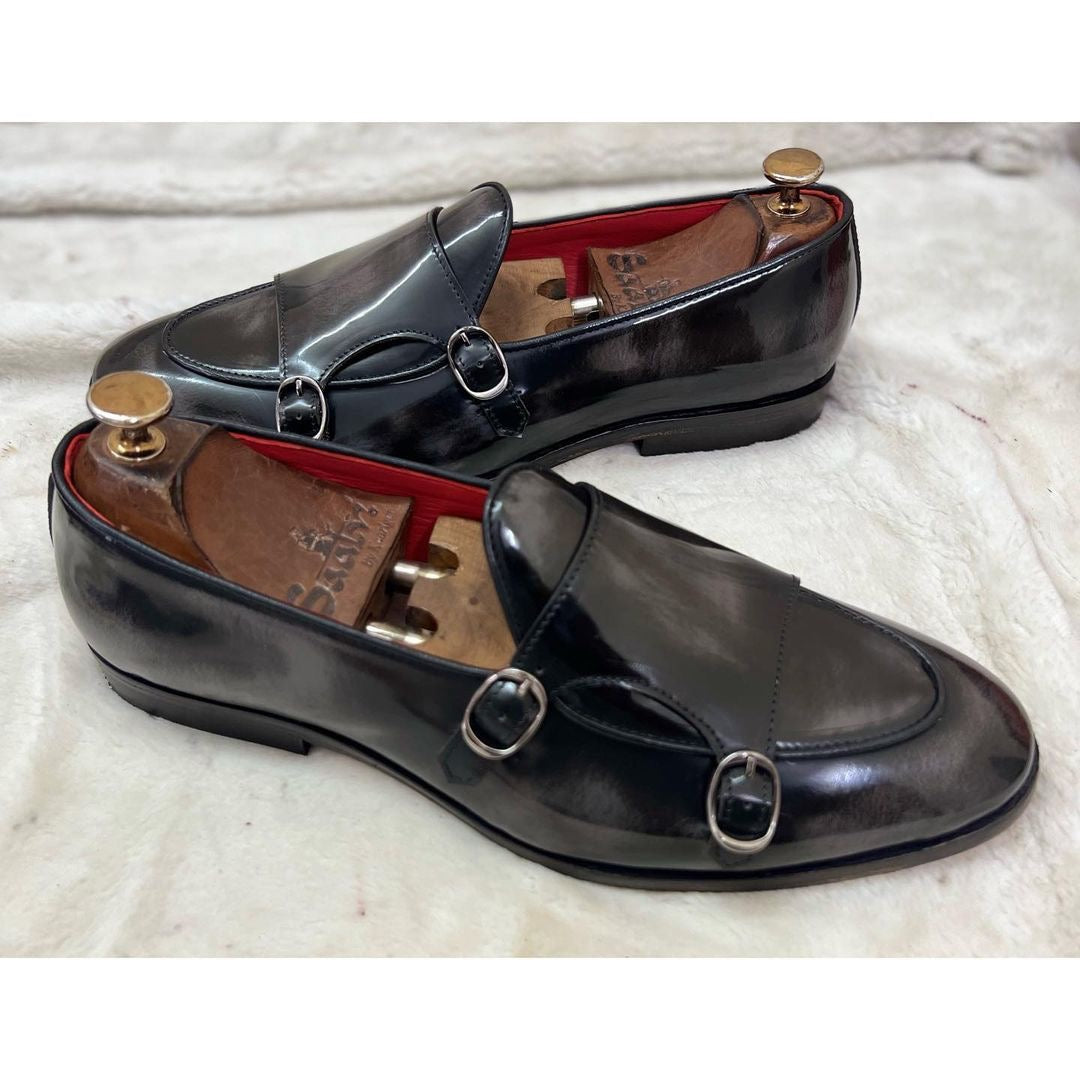 Belgian Monk Strap Grey
