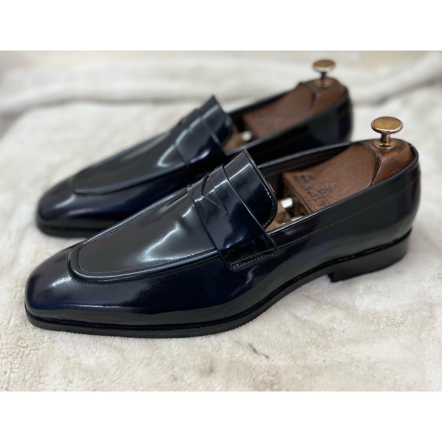 Penny Loafers Blue Brushoff