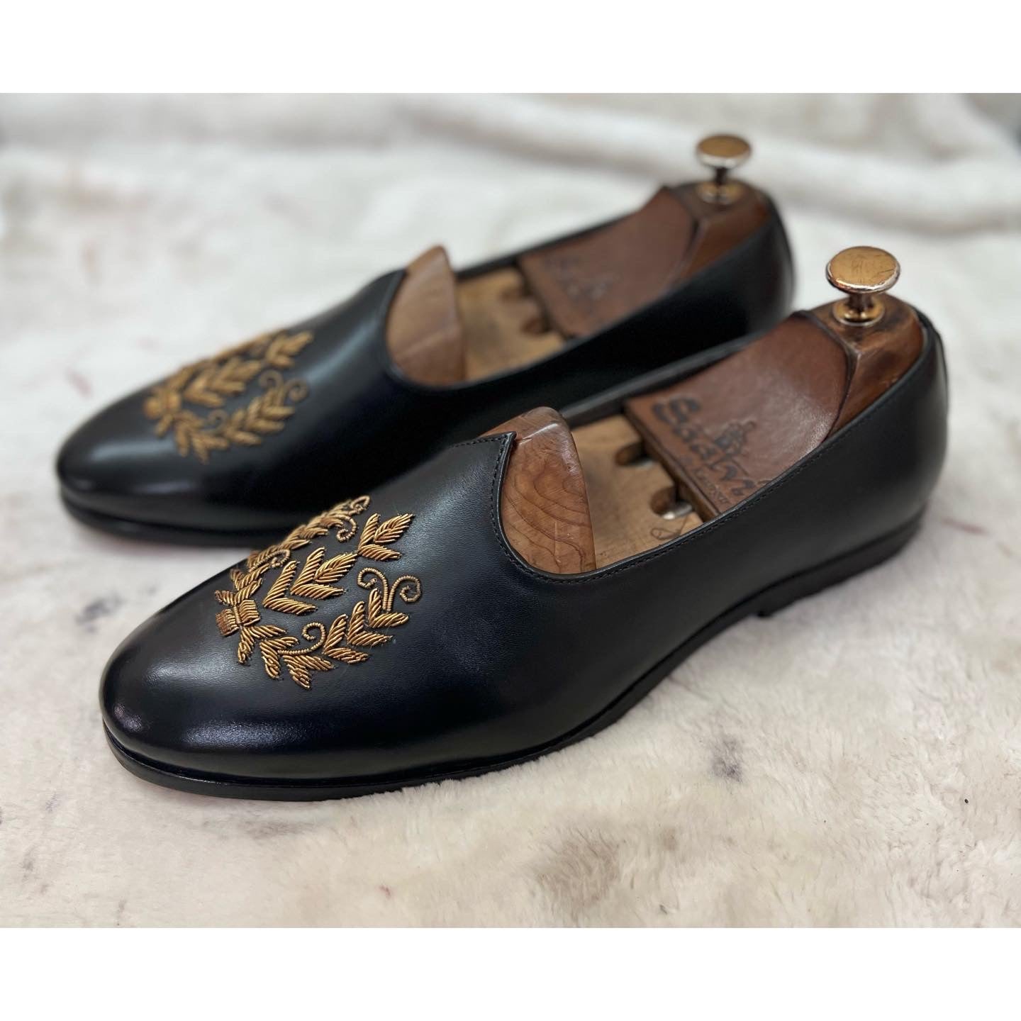 Black Leaf Zardosi Jalsa