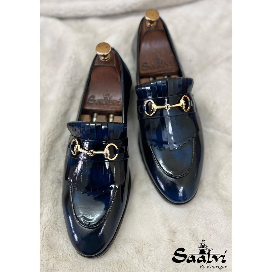 Horsebit Loafers With Fringes -bb