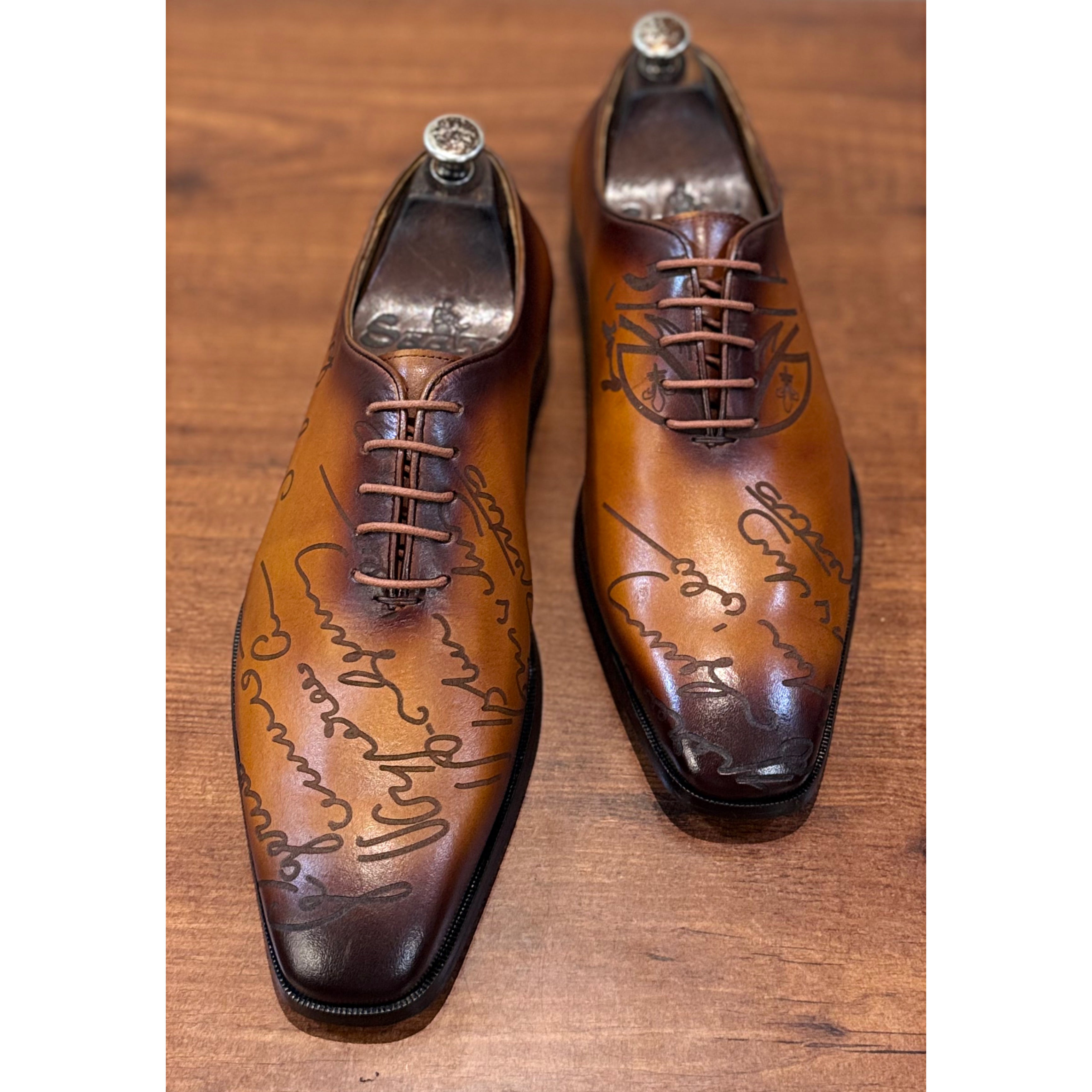 Tan Signature Oxfords