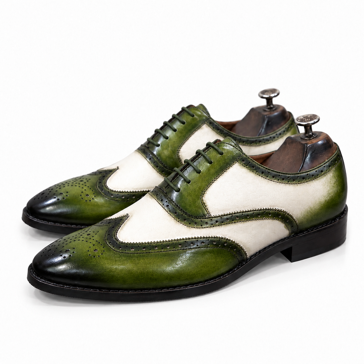 Saalvi Verdant Prestige Wingtip Oxfords
