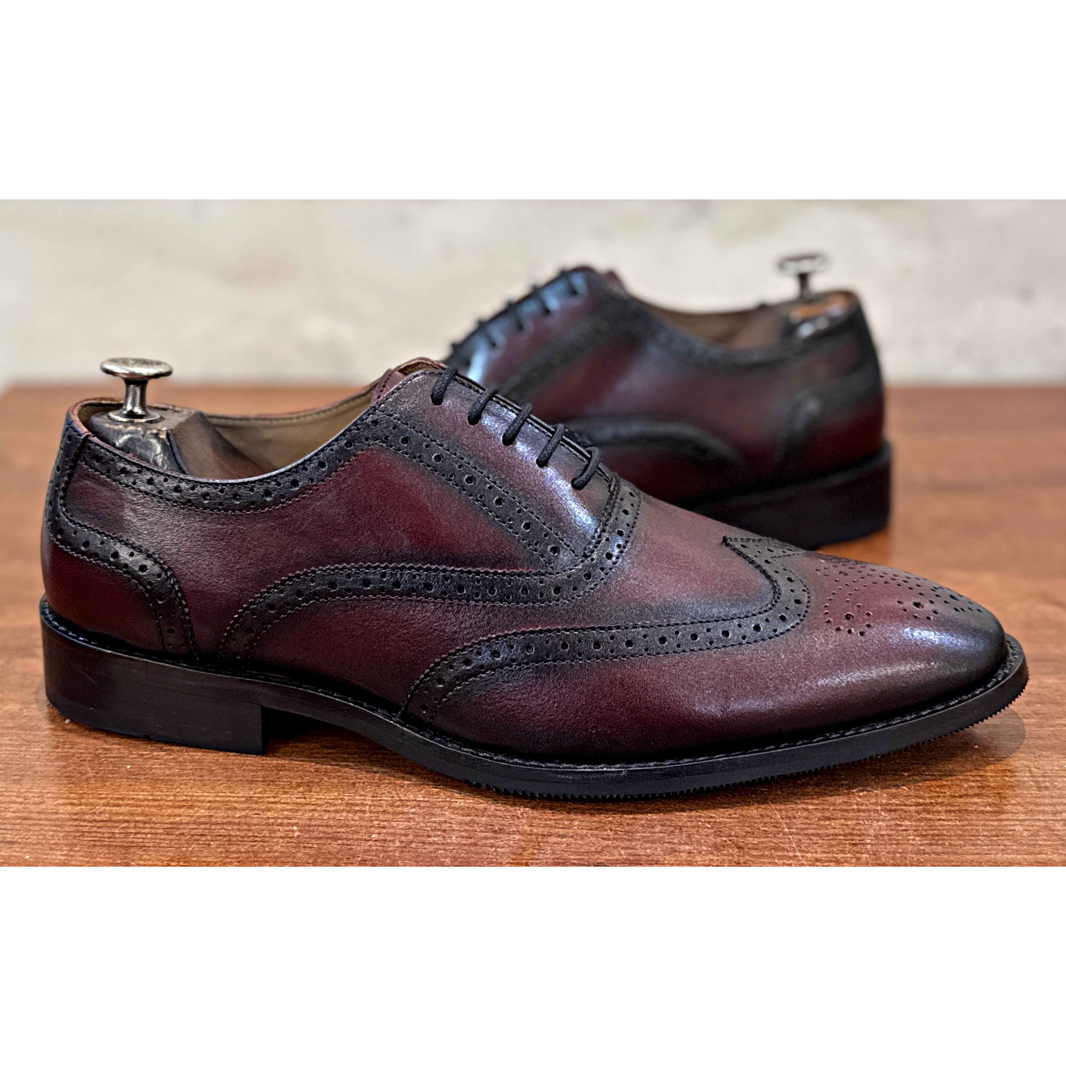 Windsor Burgundy Brogue Oxford