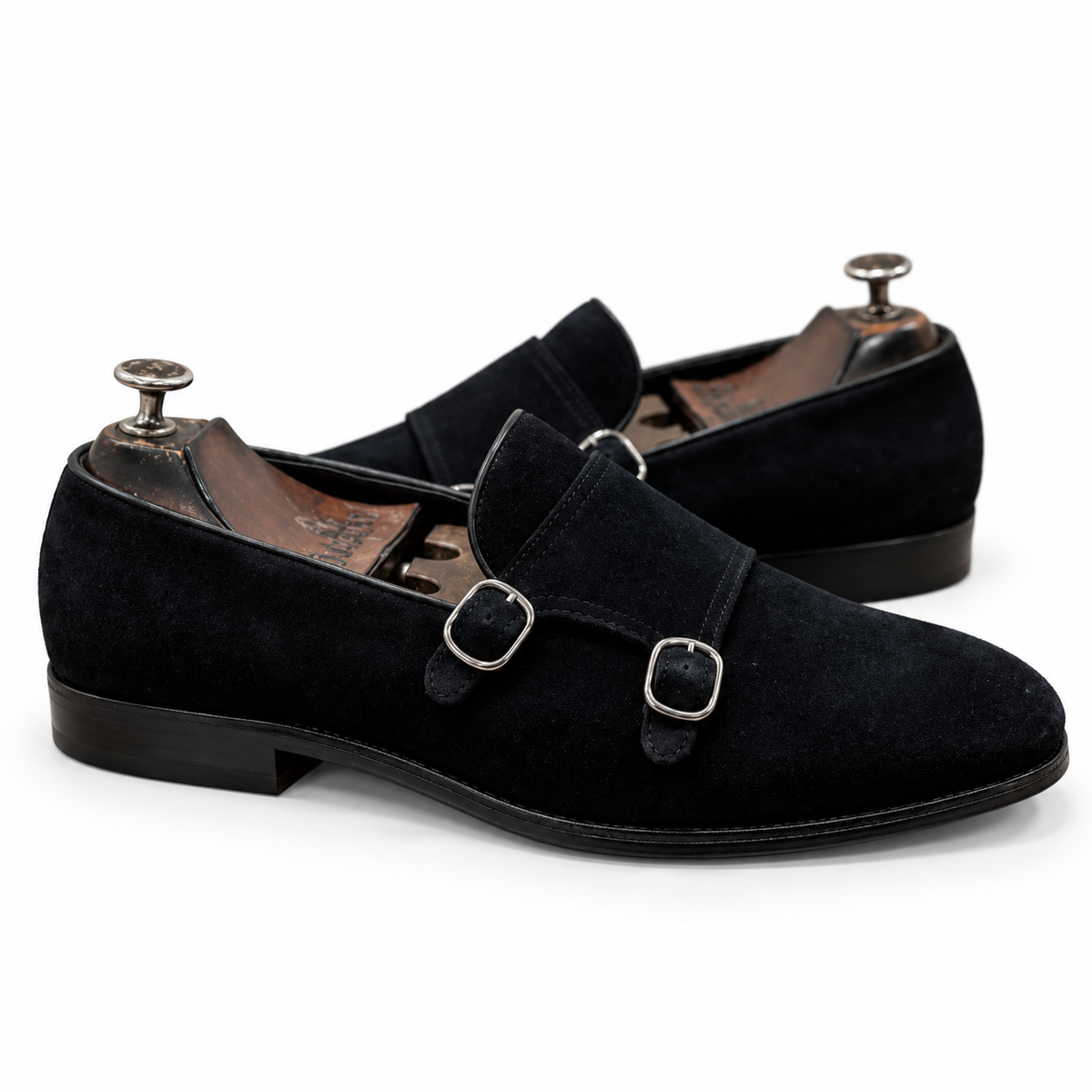 Blue Double Monk Strap