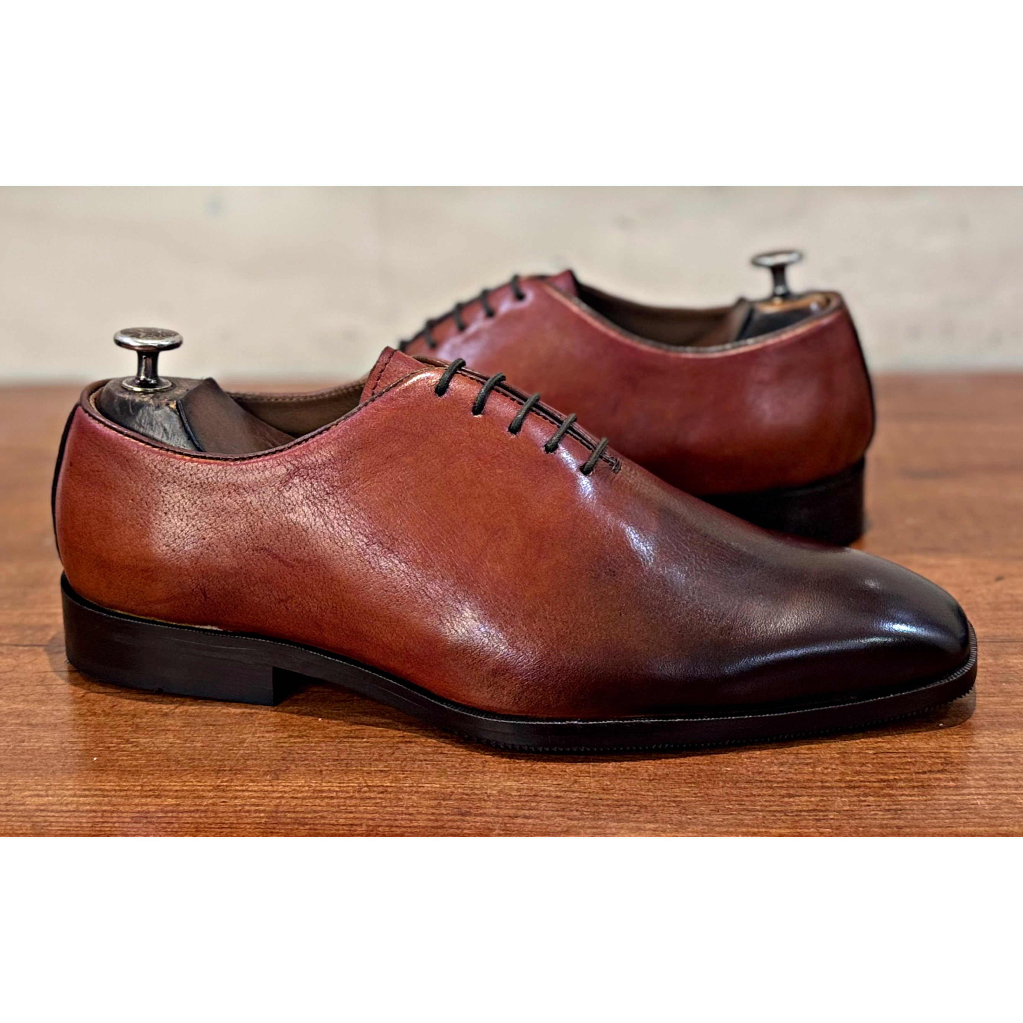 Patina Classic Wholecut Italian Leather Oxfords