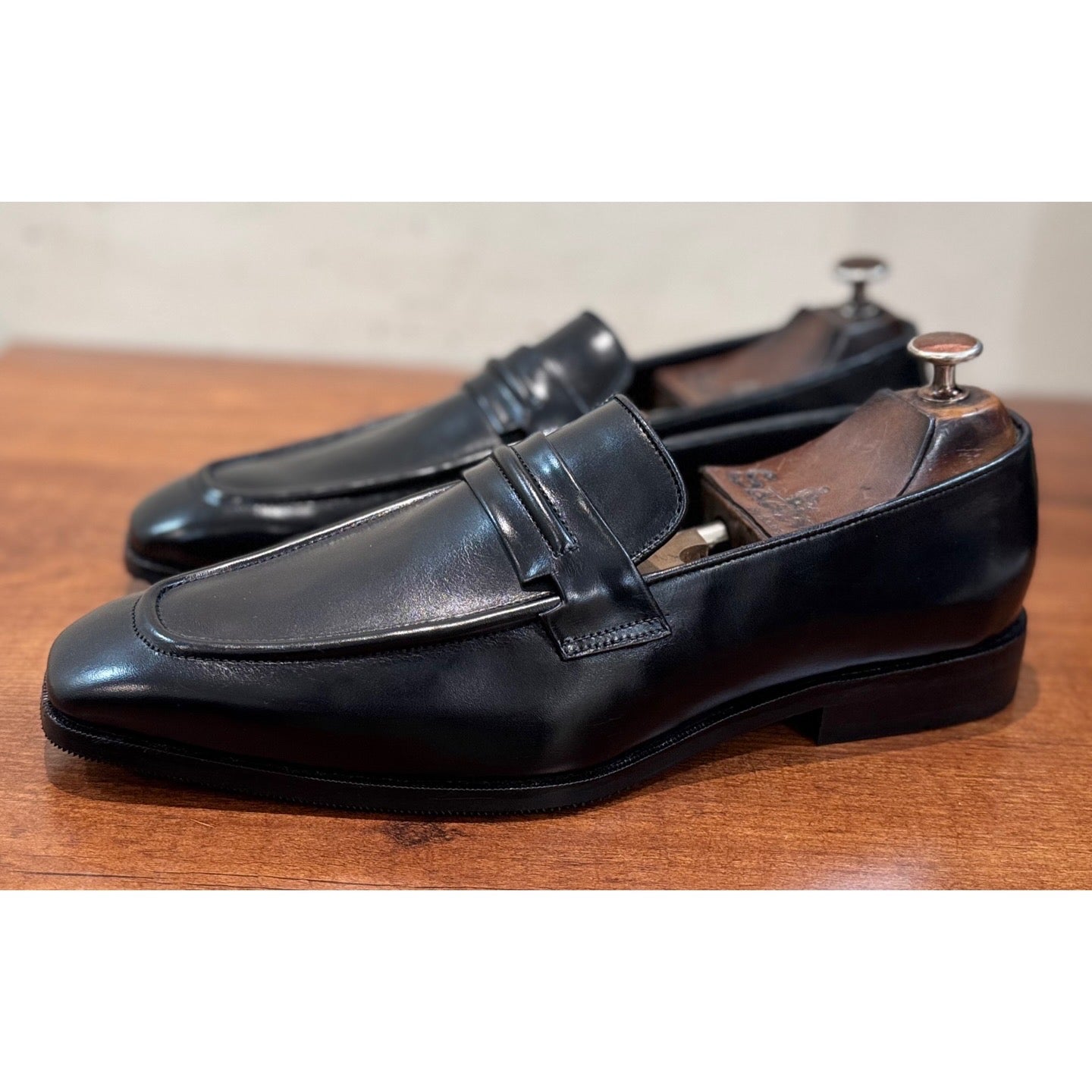 Black Penny Loafers Italia