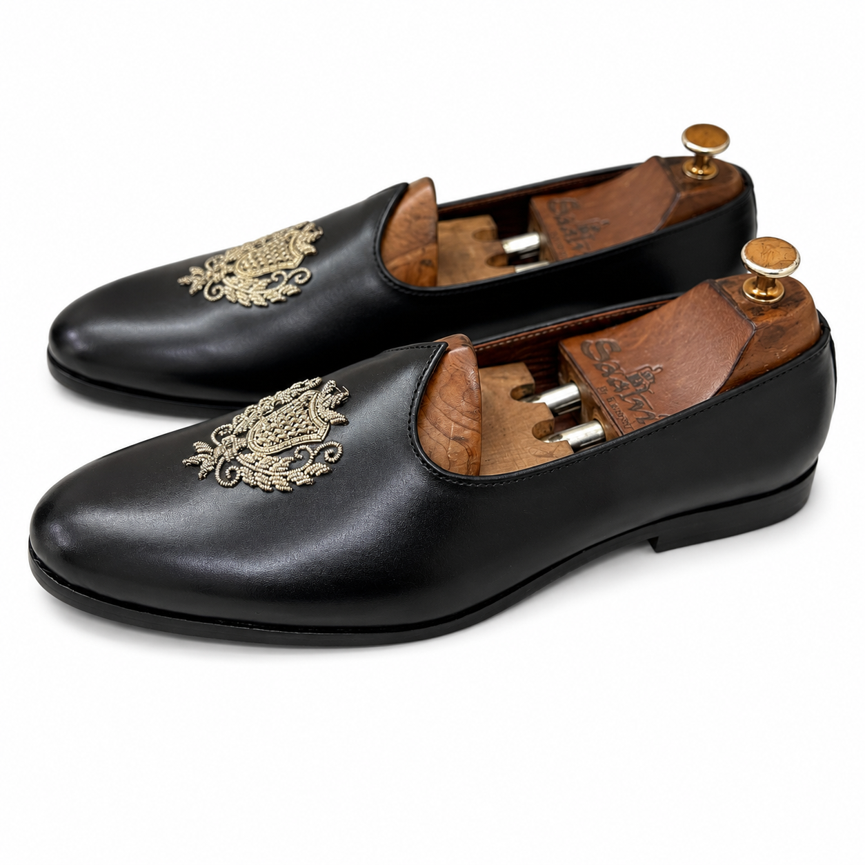 Black Crest Embroidery Jalsa