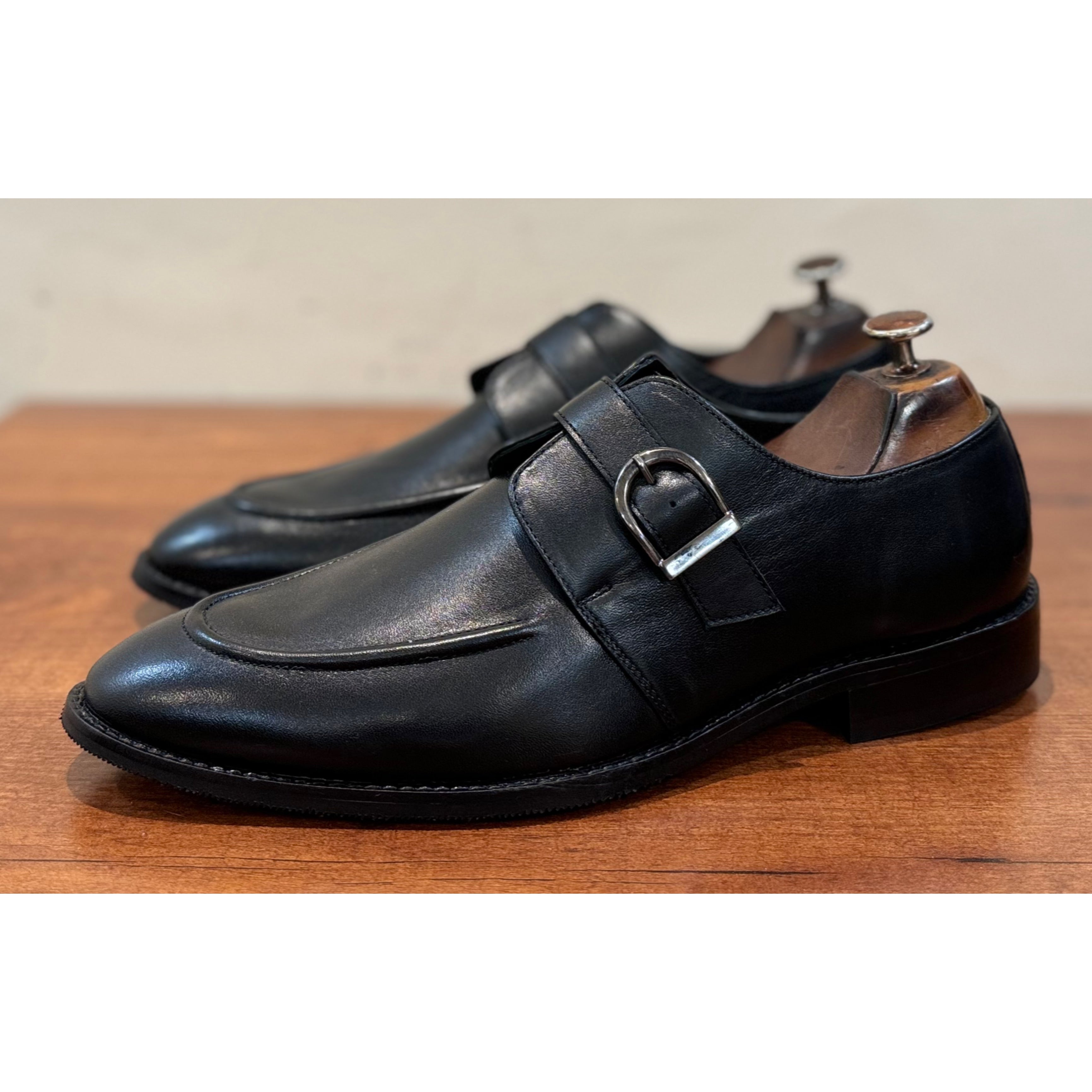 Single Monk Strap Black