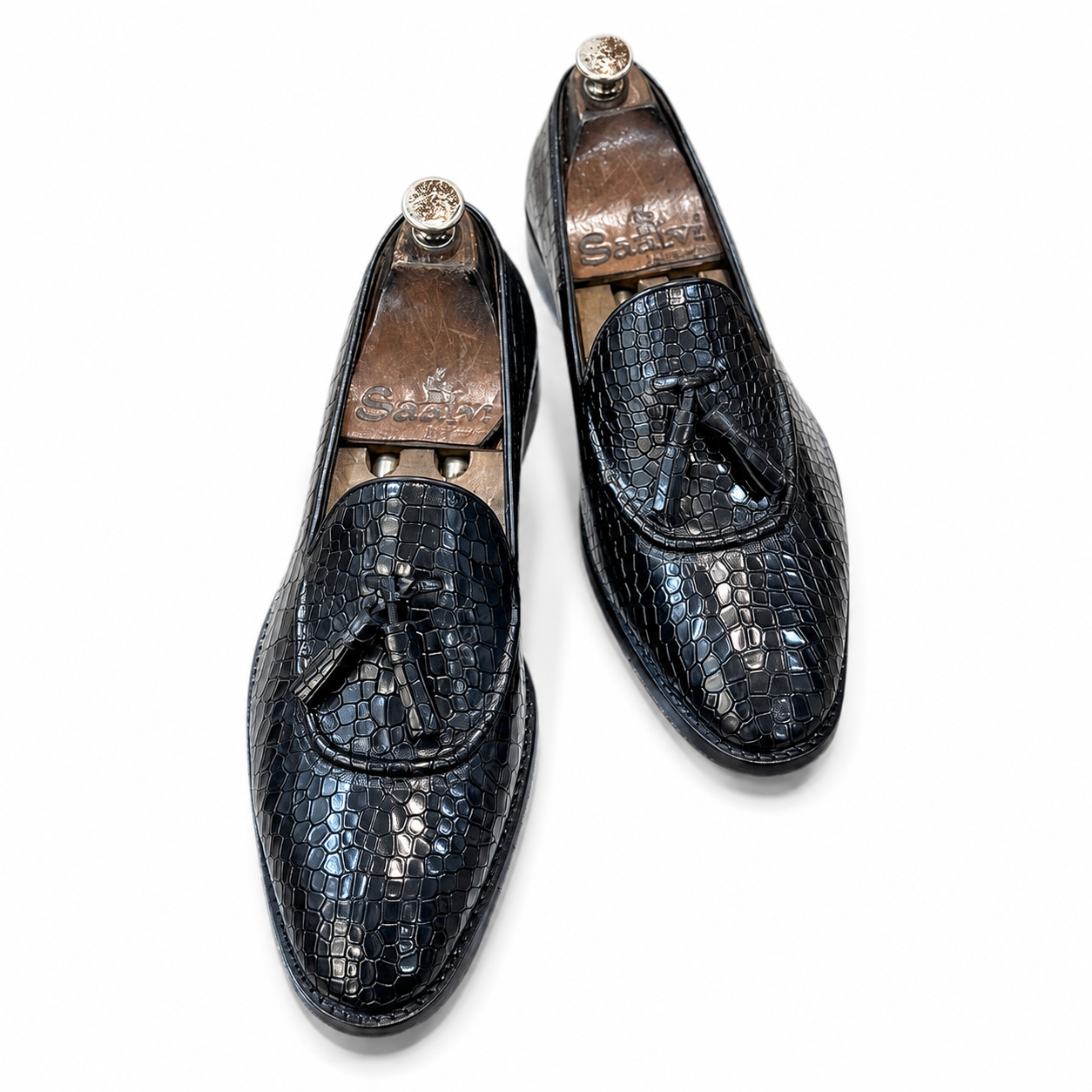 Eclipse Croc Tassel Loafers