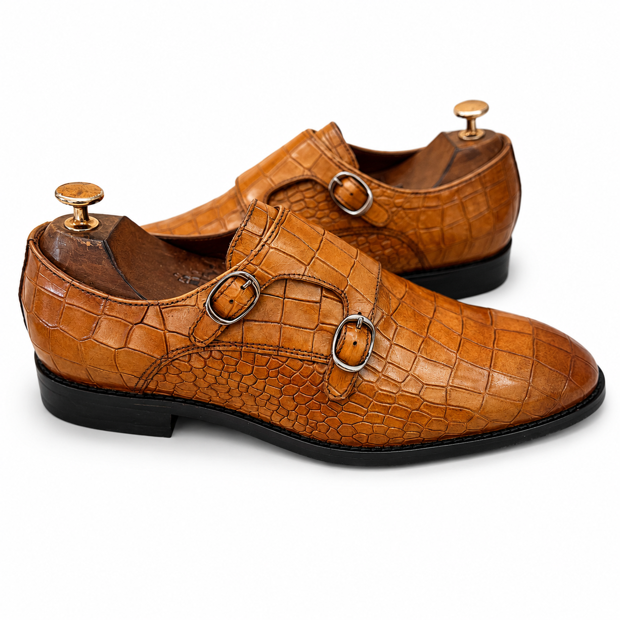 Monarch Croco Double Monk