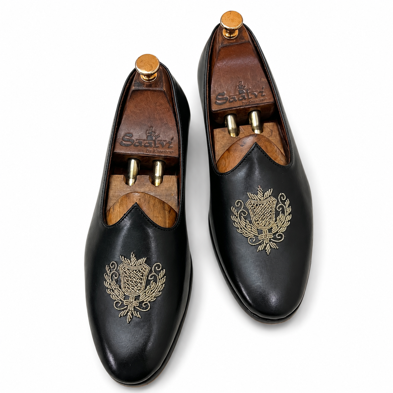 Black Crest Embroidery Jalsa