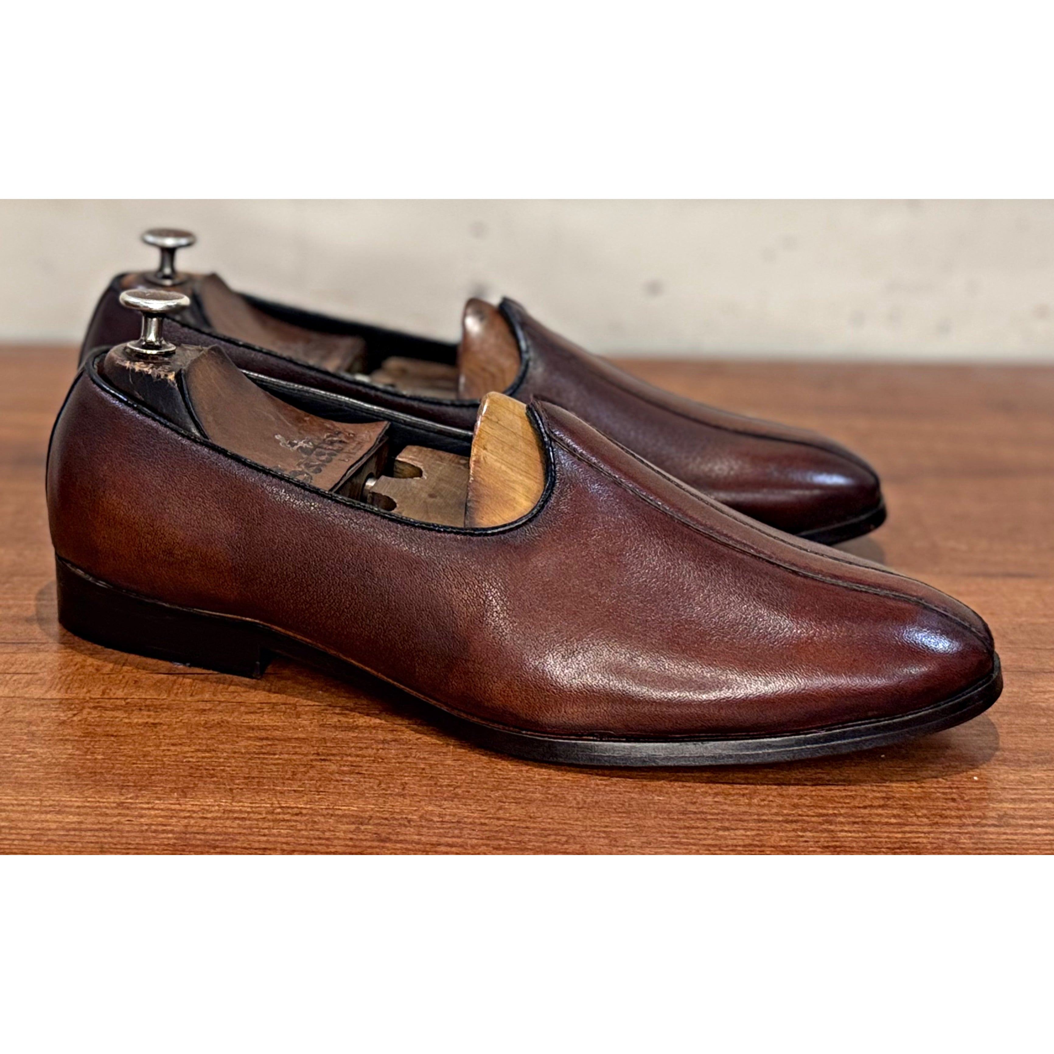 Brown Jalsa Hand Patina
