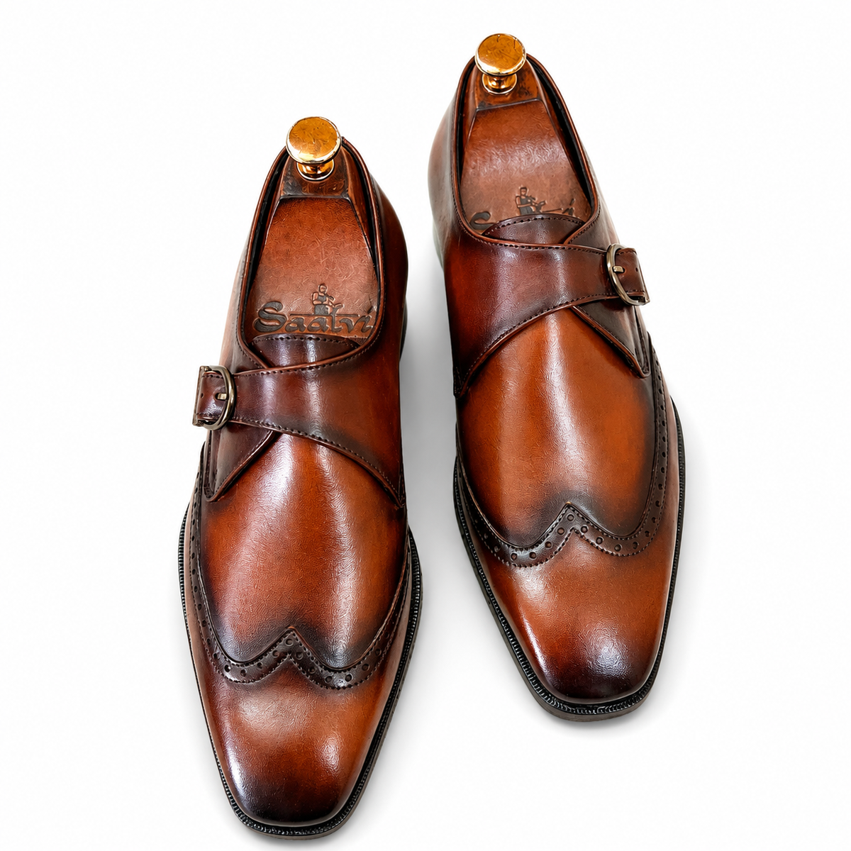 Single Monk Strap Brown