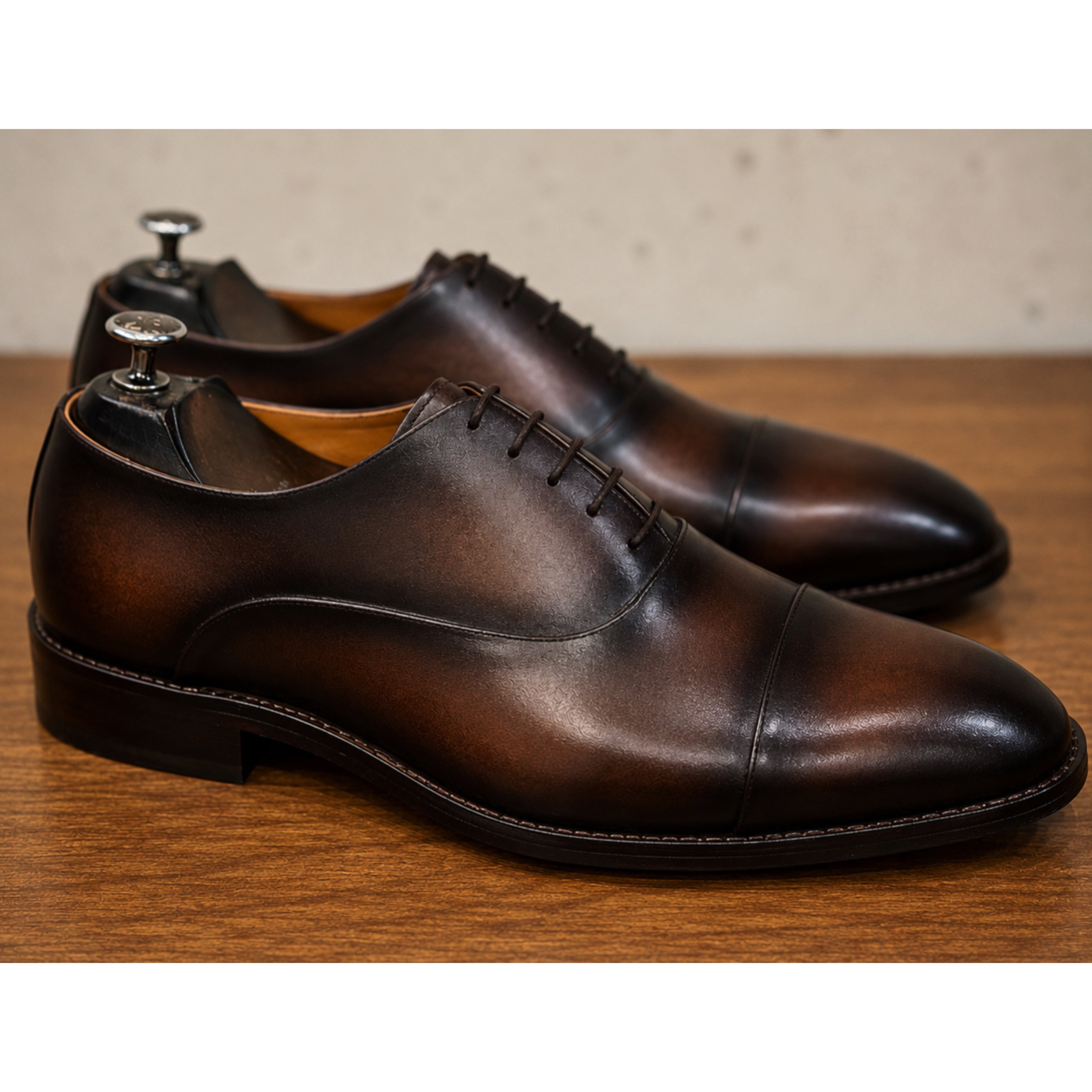 The Chesterfield – Dark Espresso Cap Toe Oxford
