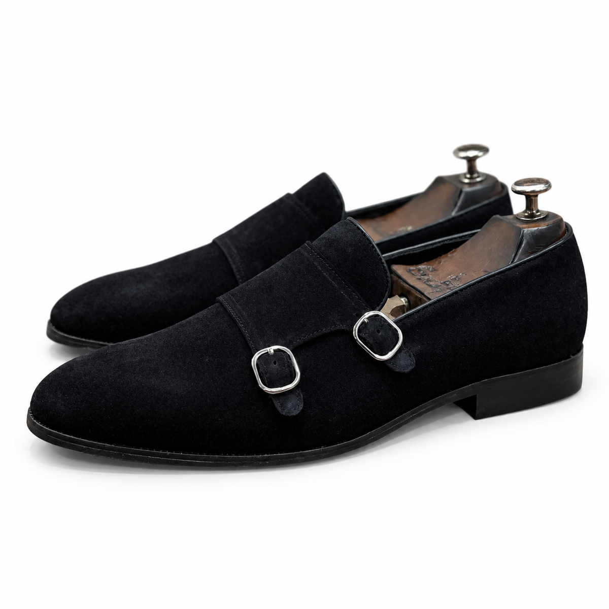 Blue Double Monk Strap