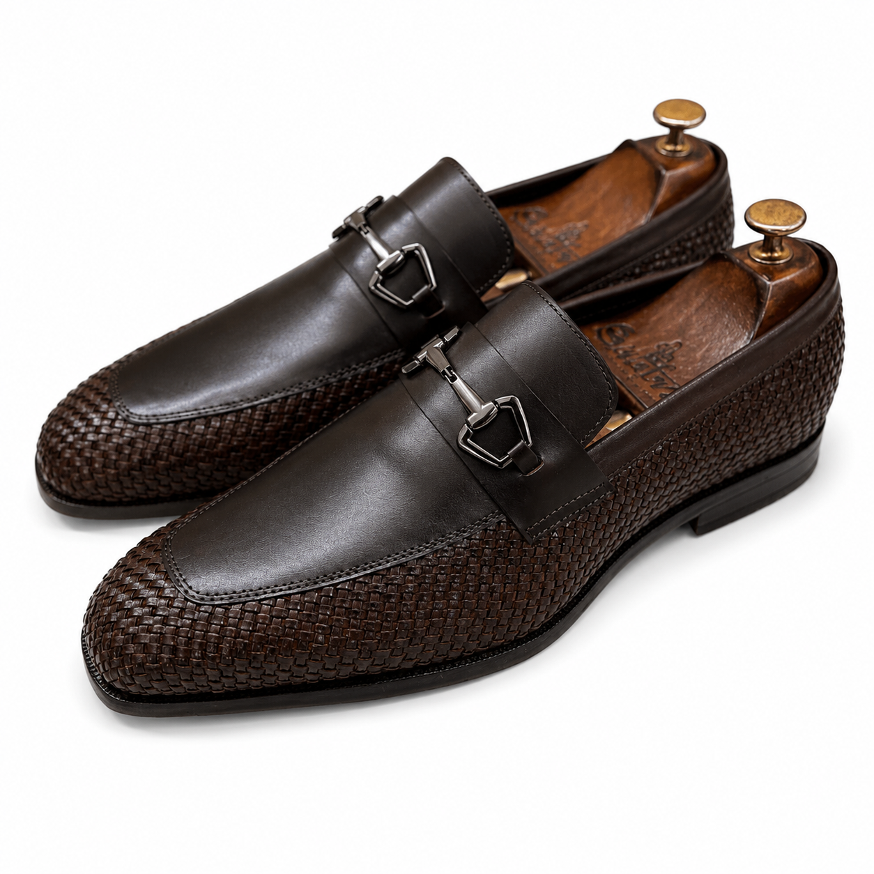 The Mayfair Woven Horsebit Loafers