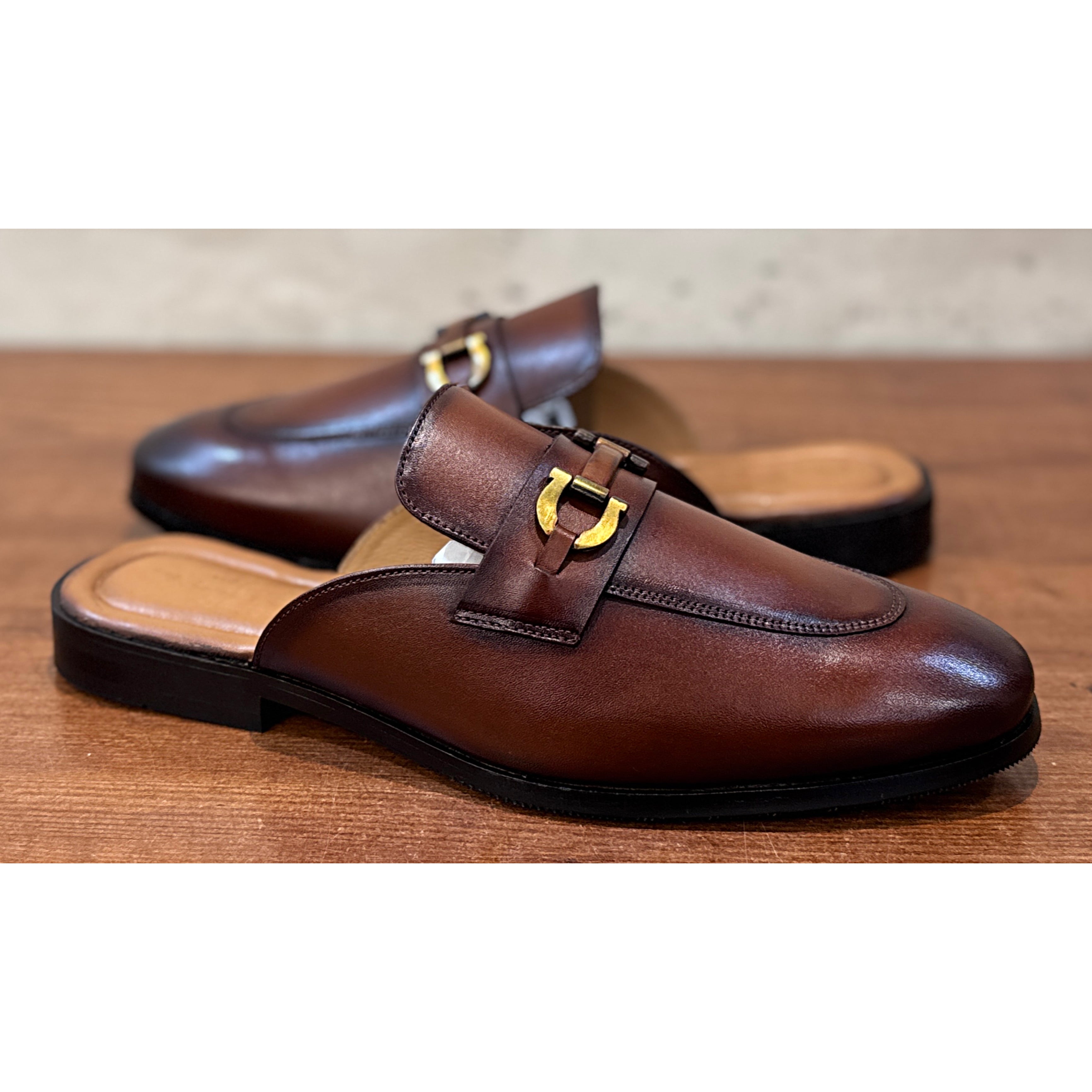Monarch Horsebit Mules