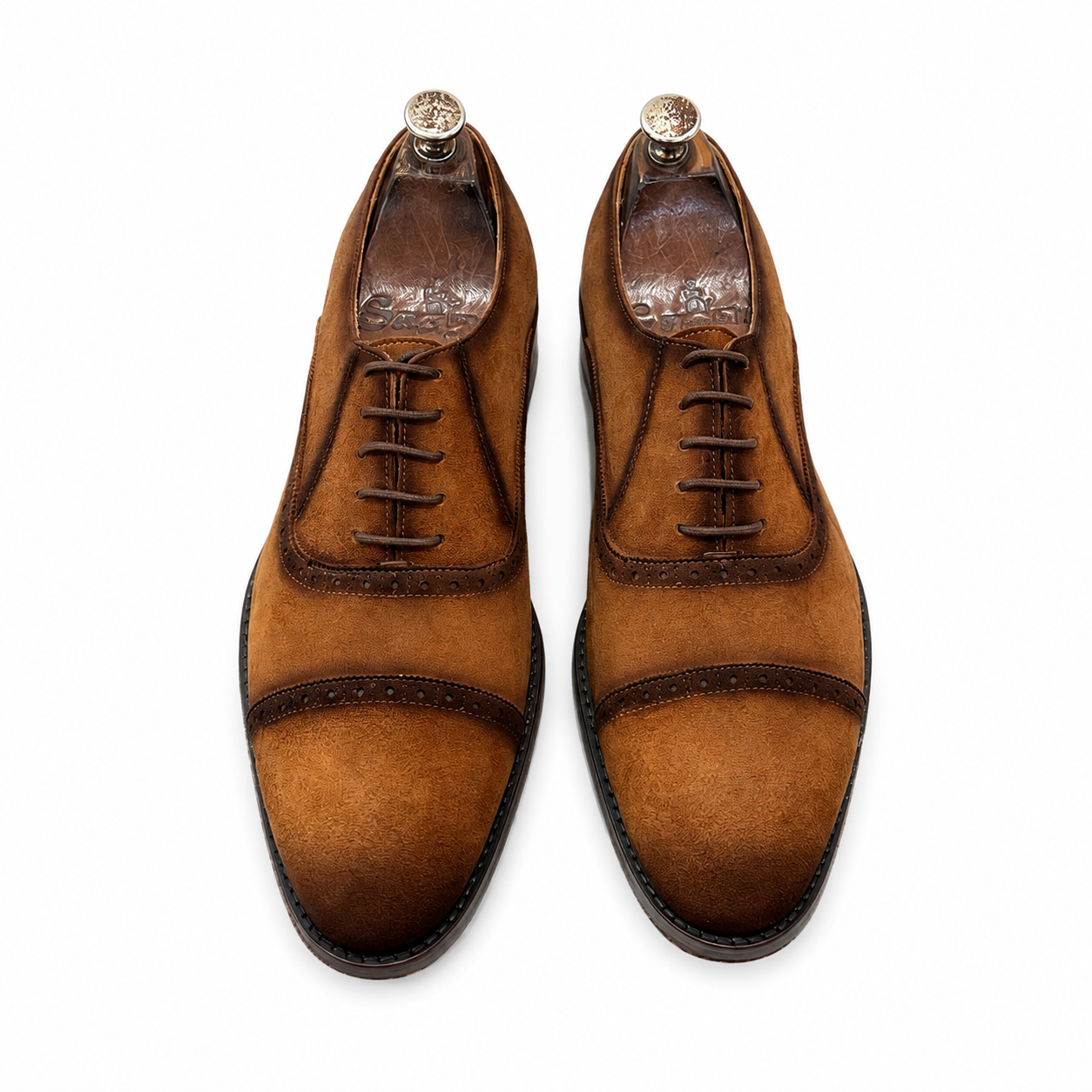 Golden Sand Suede Oxford