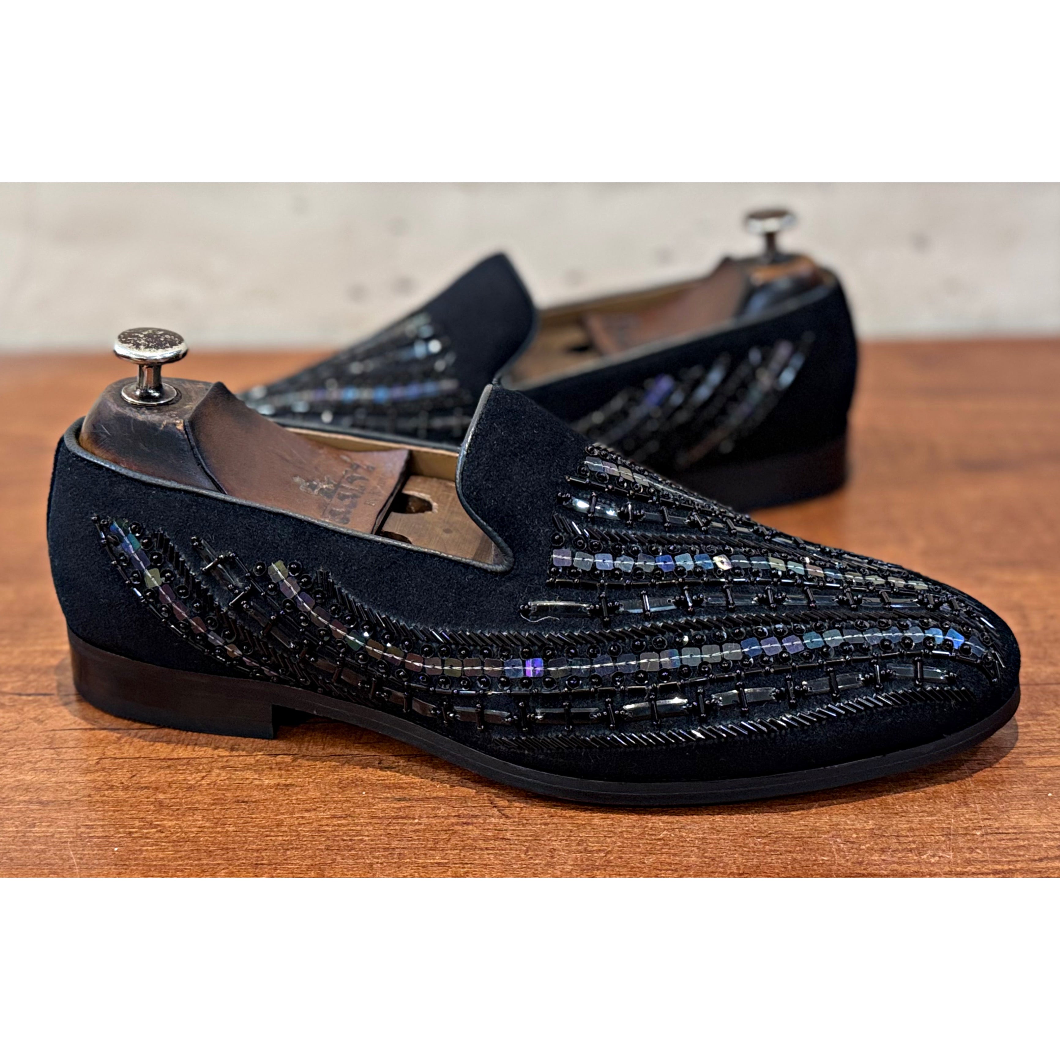 Black Melzan Hand Embroidery