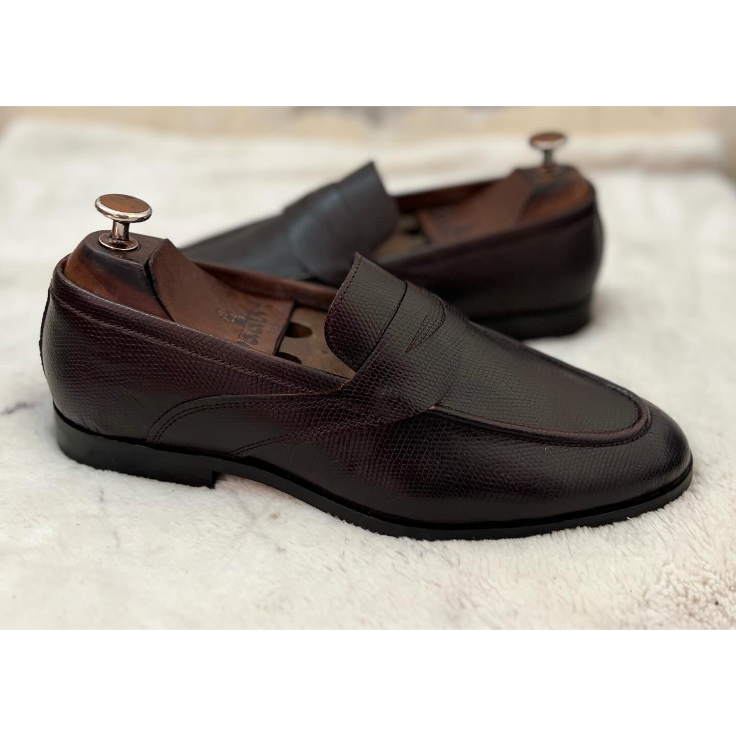 Brown Penny Loafers