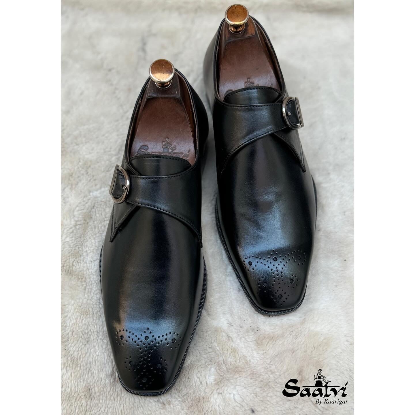 Single Monk Strap Black