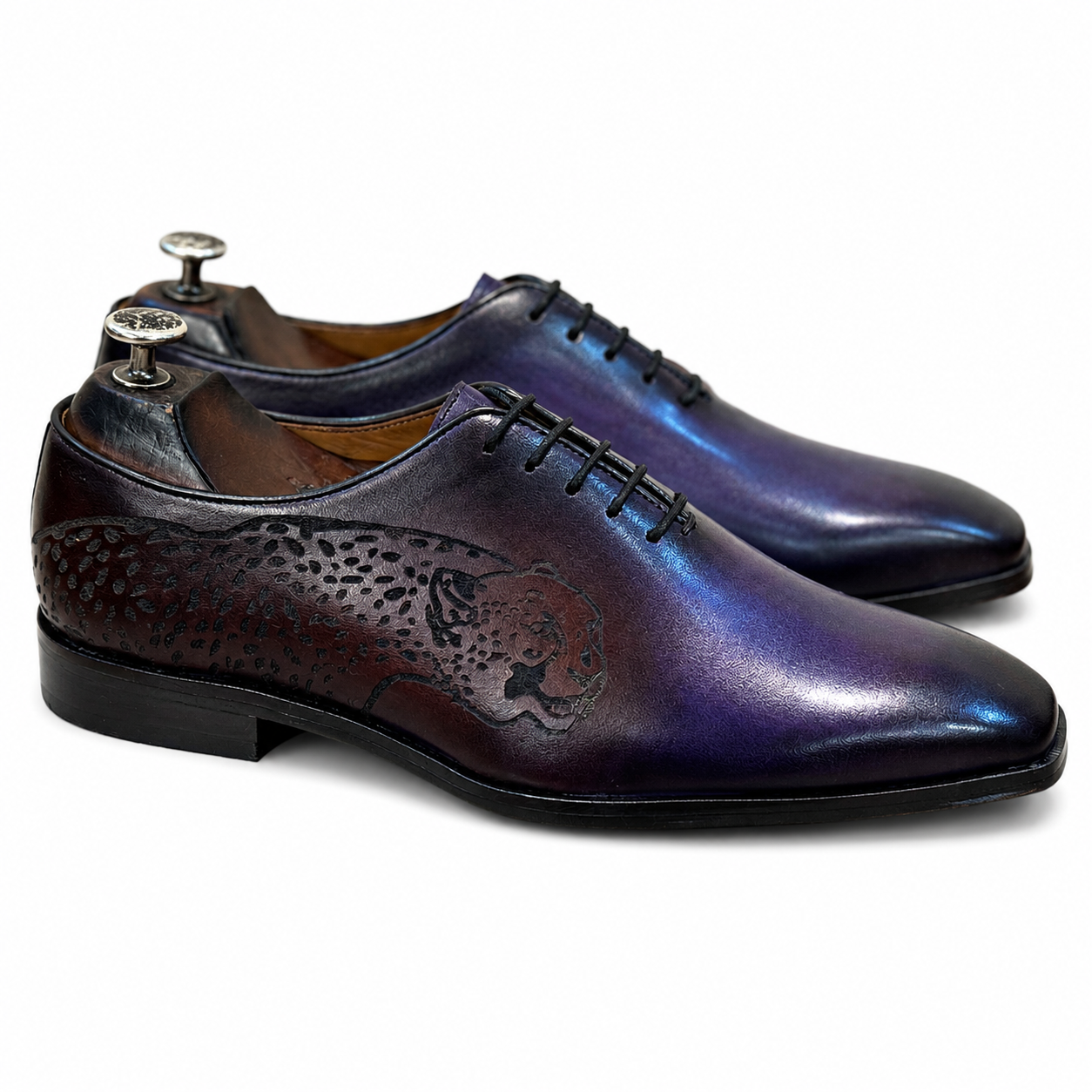 Classic Wholecut Oxford Tiger Hand Patina