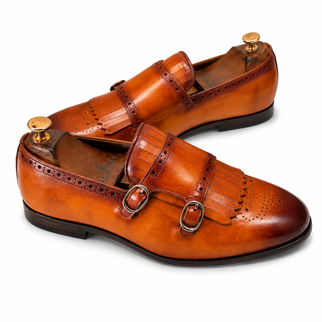 Regal Kiltie Double Monk Loafers