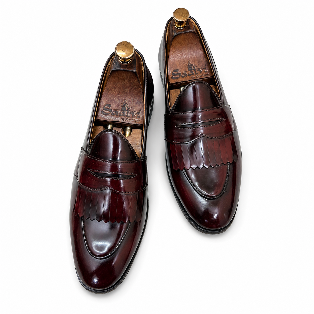 Penny Loafers With Fringes Brushoff