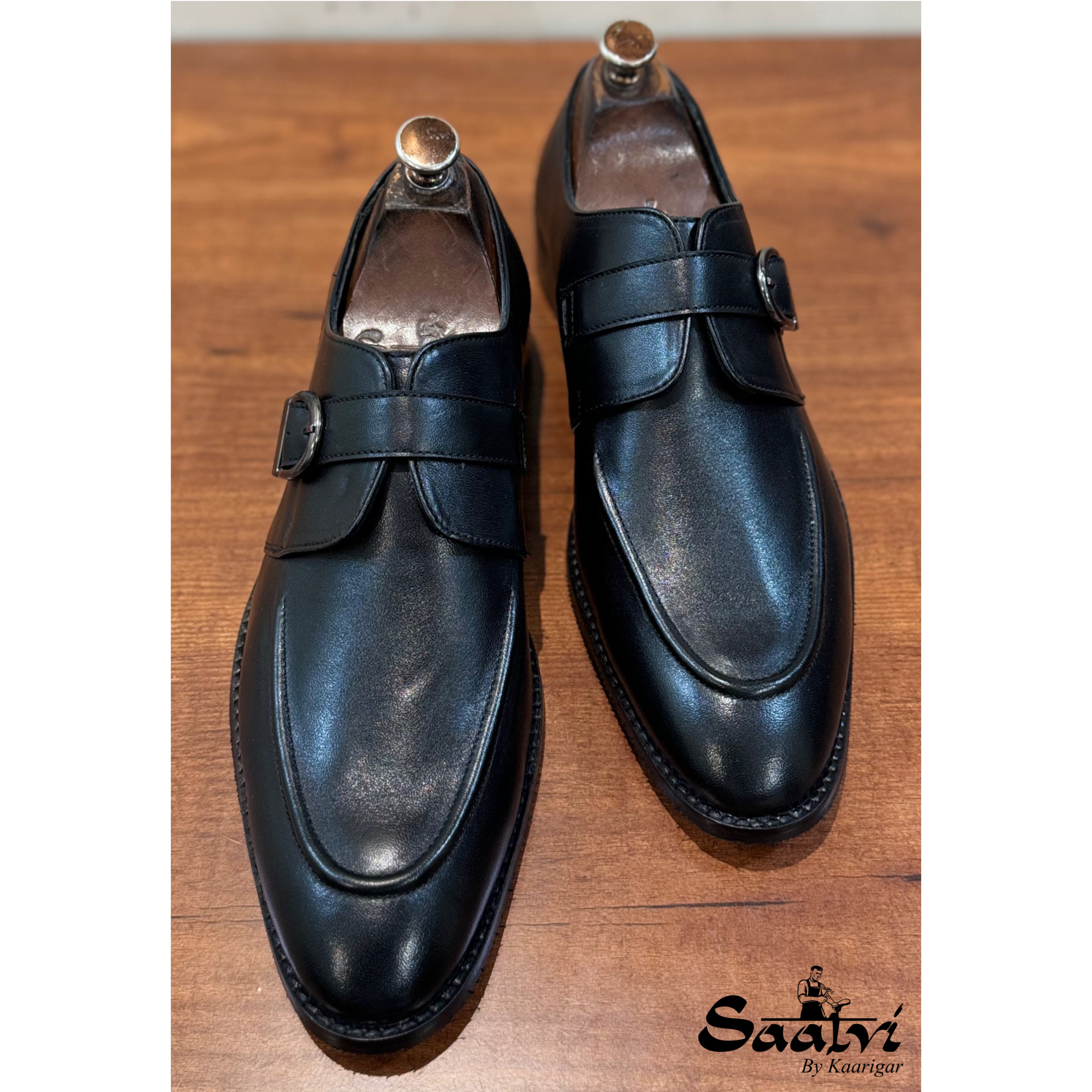 Single Monk Strap Black