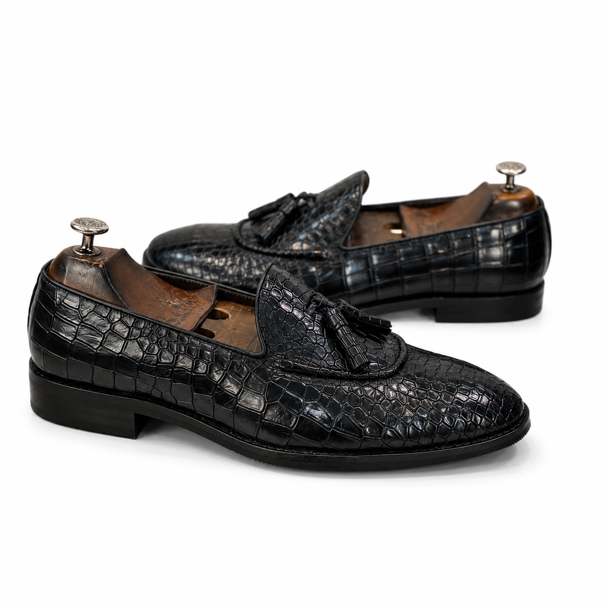 Eclipse Croc Tassel Loafers