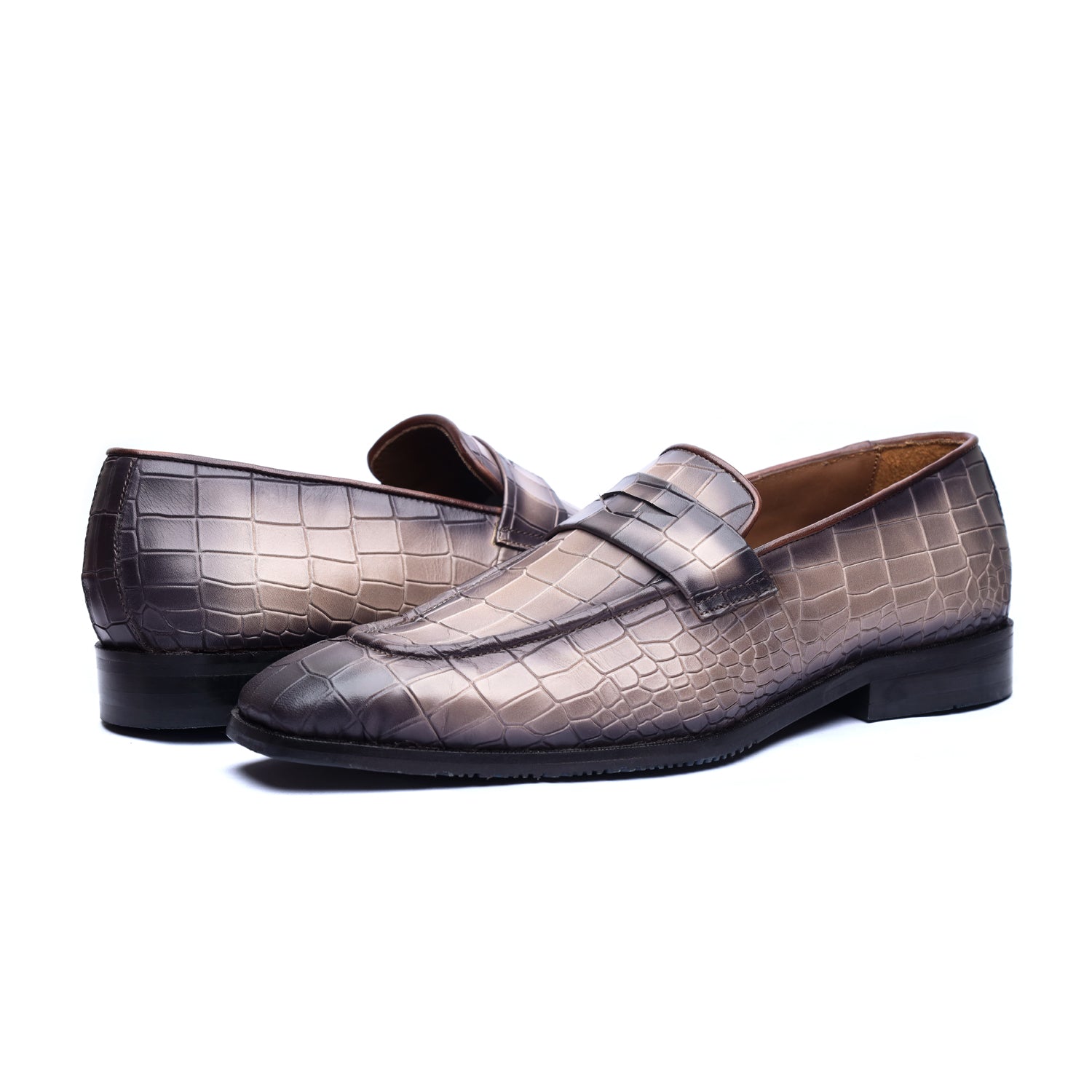 Penny Loafers Grey