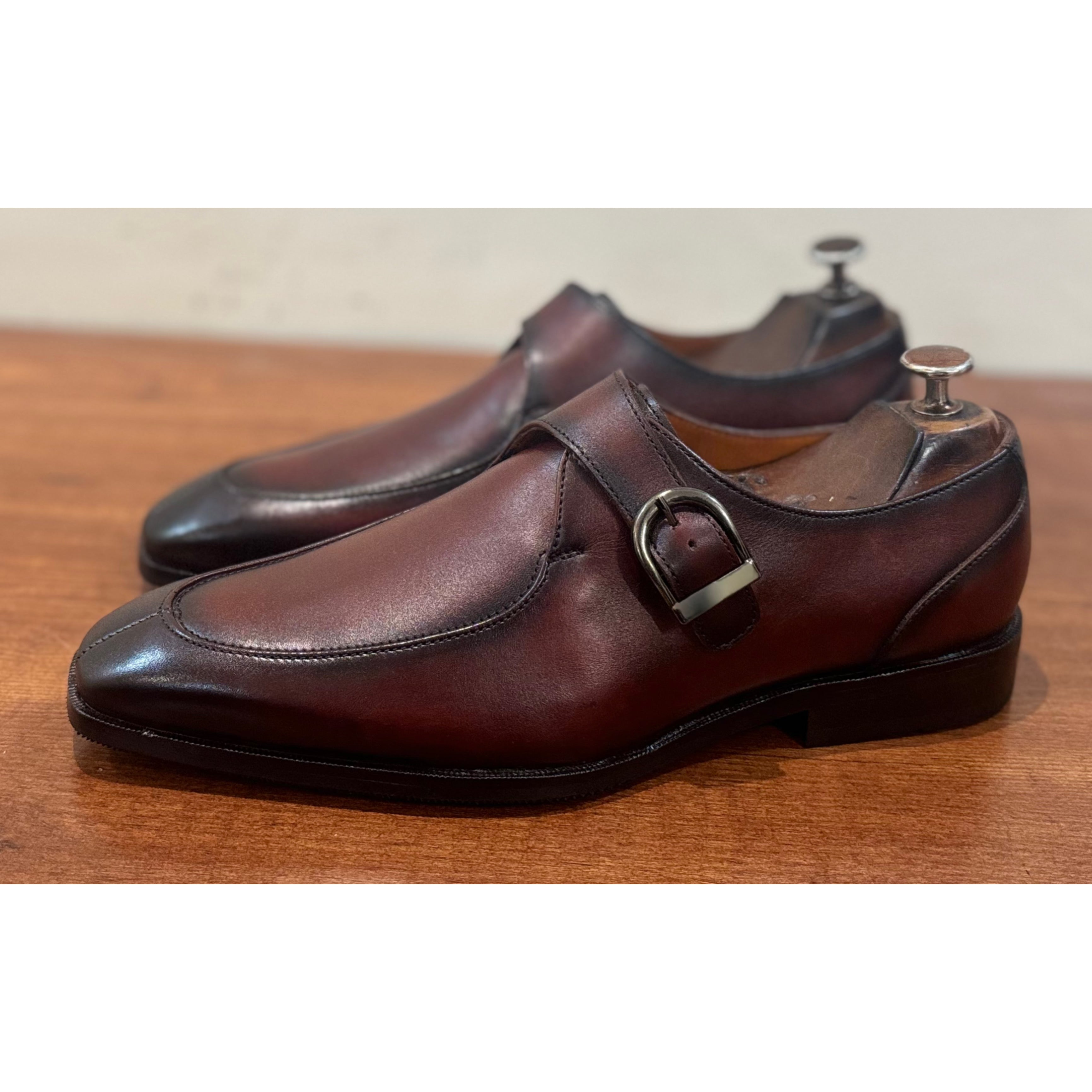 Single Monk Strap Hand Finished