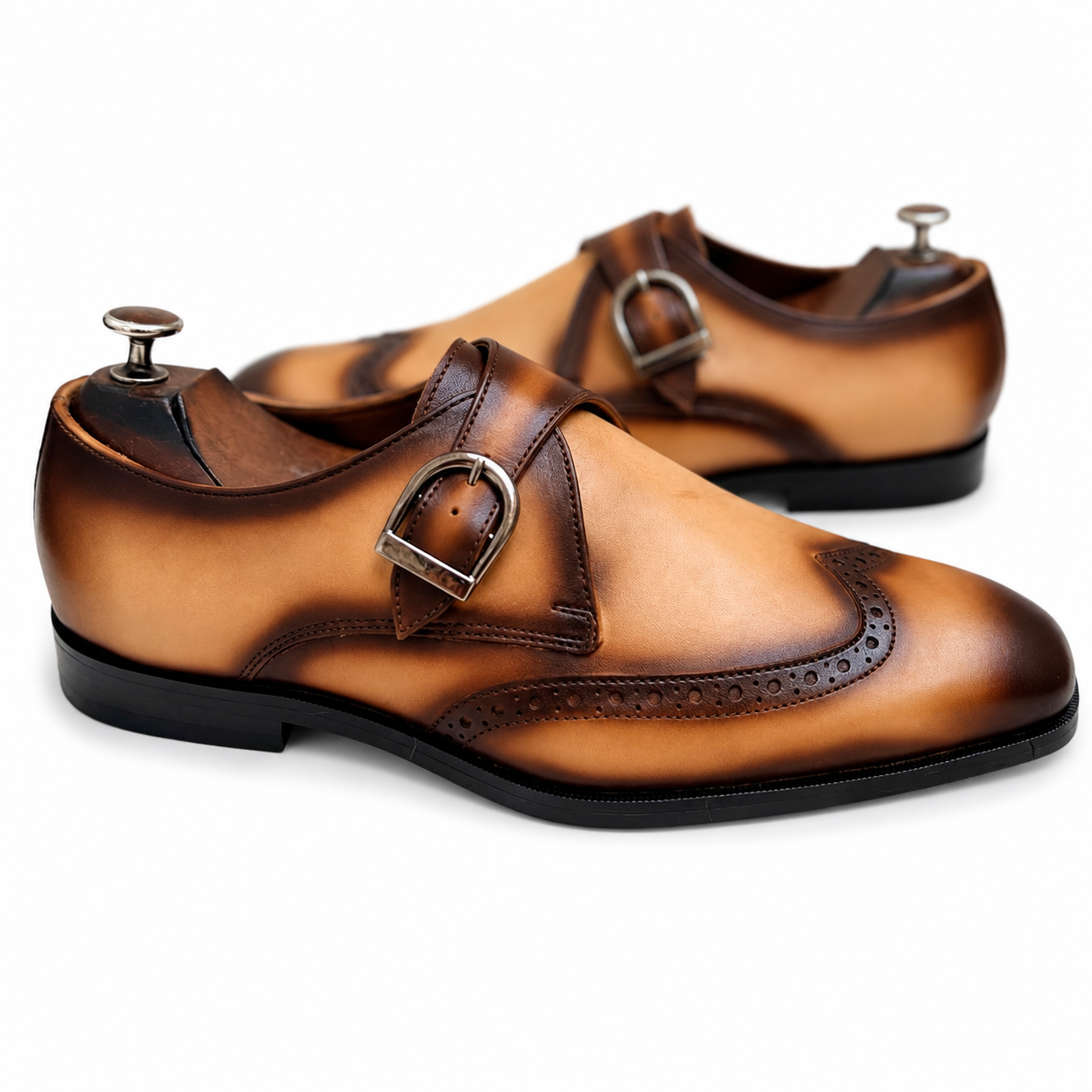 The Sandstone Regent Monk Strap