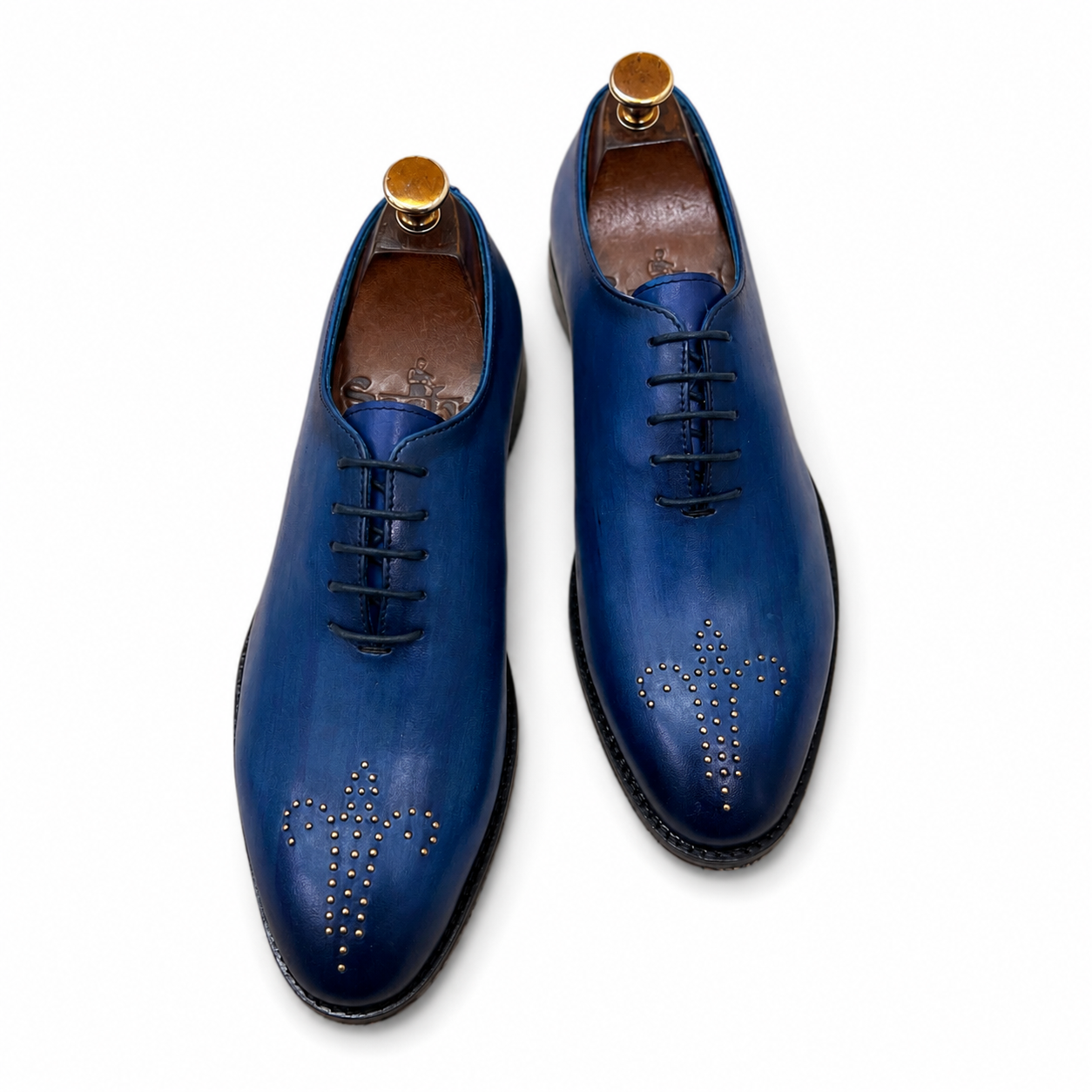 Azure Crest Wholecut Oxfords