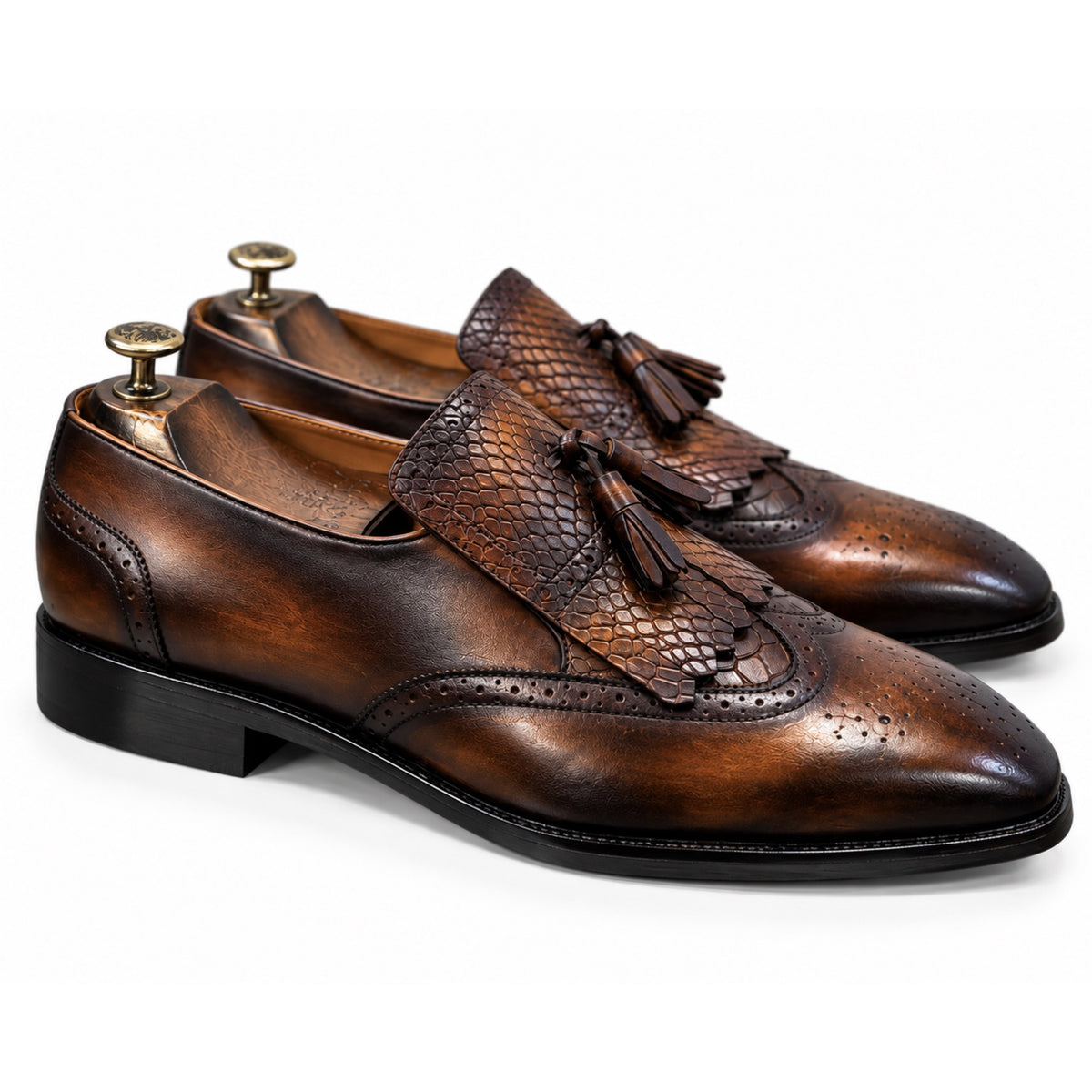 Espresso Kiltie Tassel Loafers