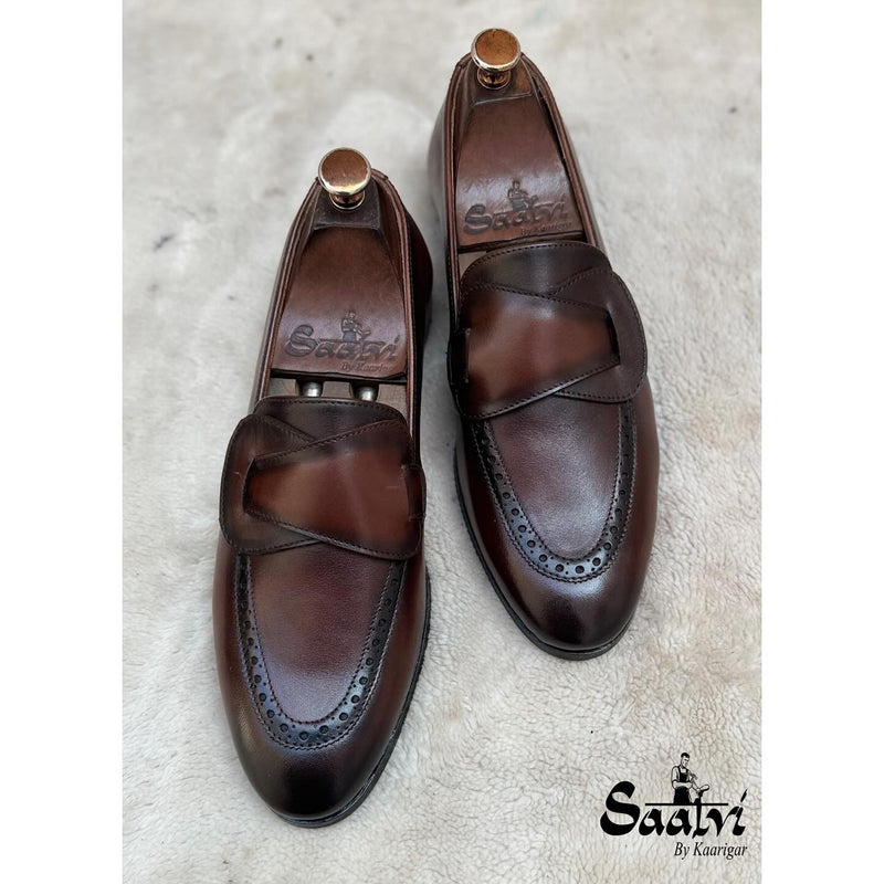 Butterfly Loafers Brown