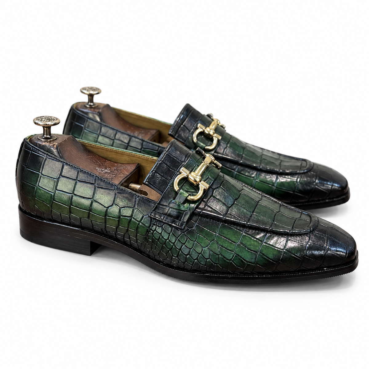 Emerald Noir Horsebit Loafer
