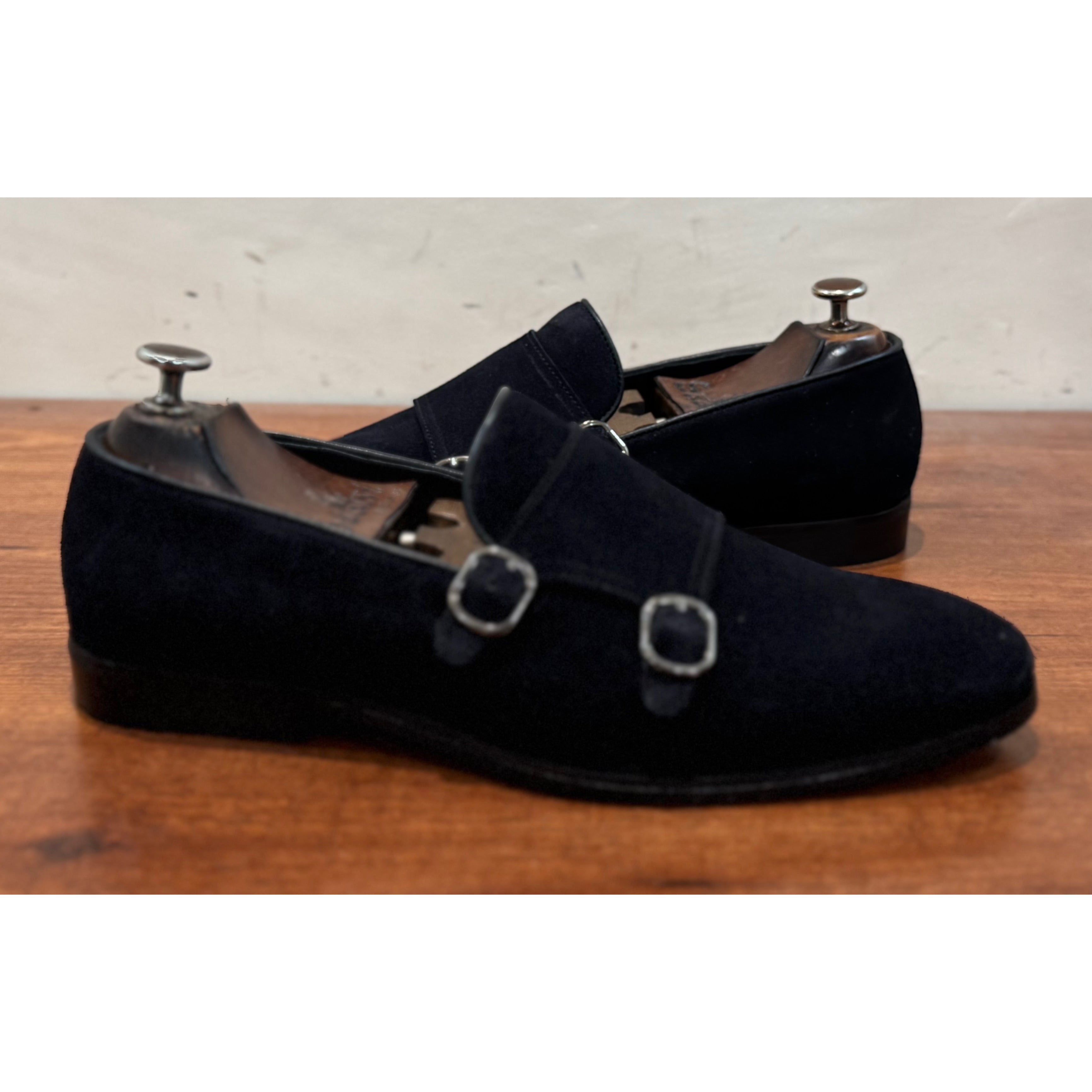 Blue Double Monk Strap