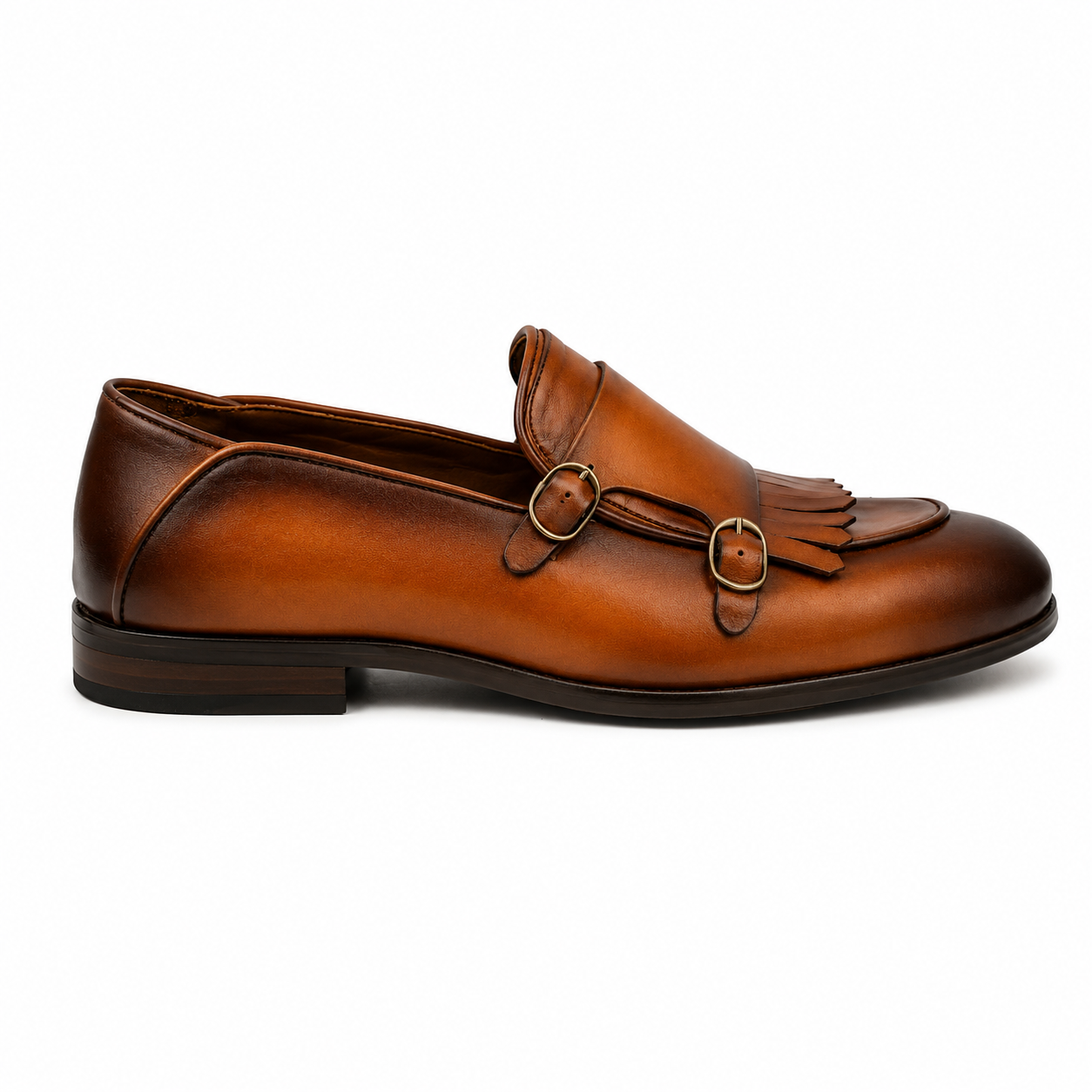 Kingsley Amber Double Monk Loafers