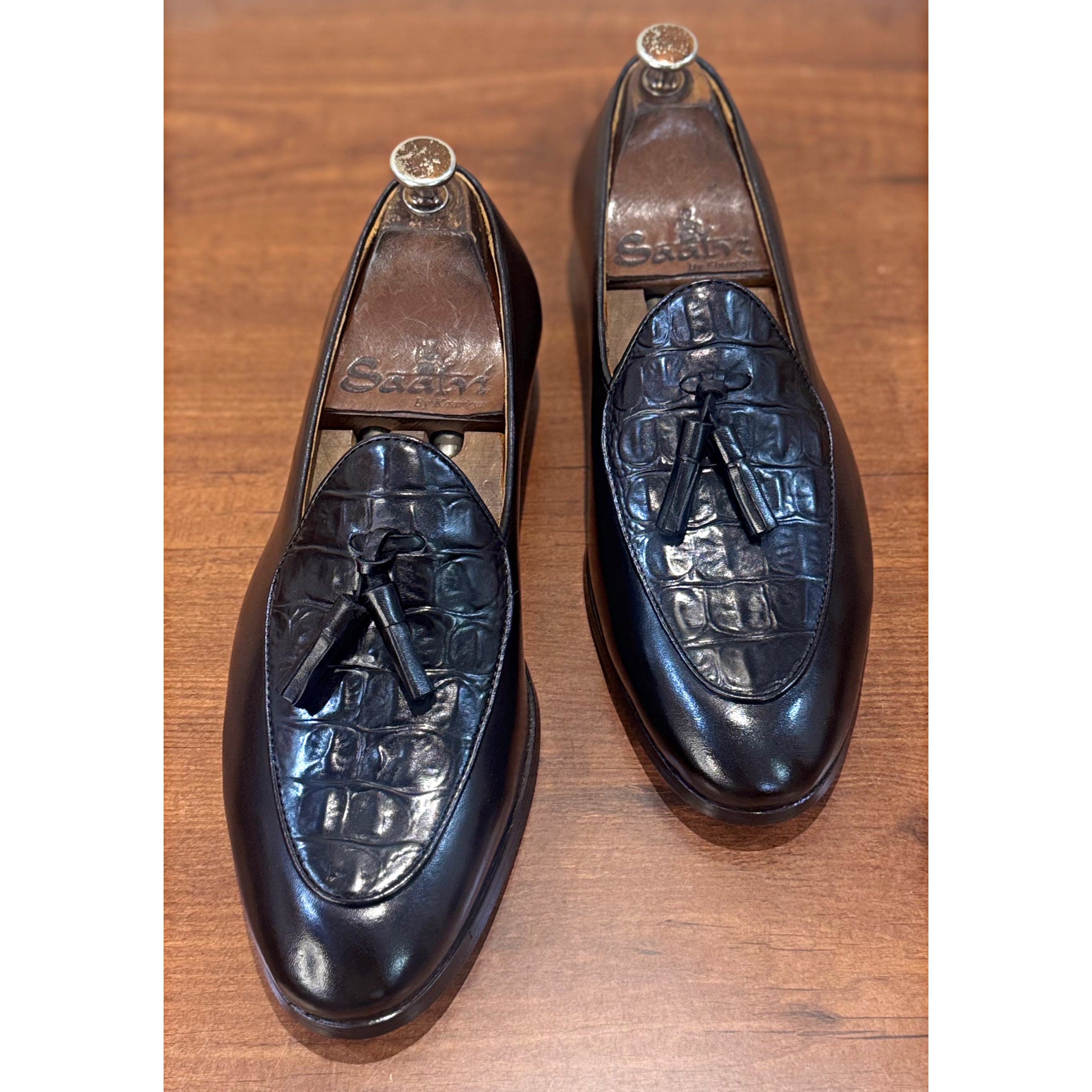 Noir Élan - Belgian Loafers
