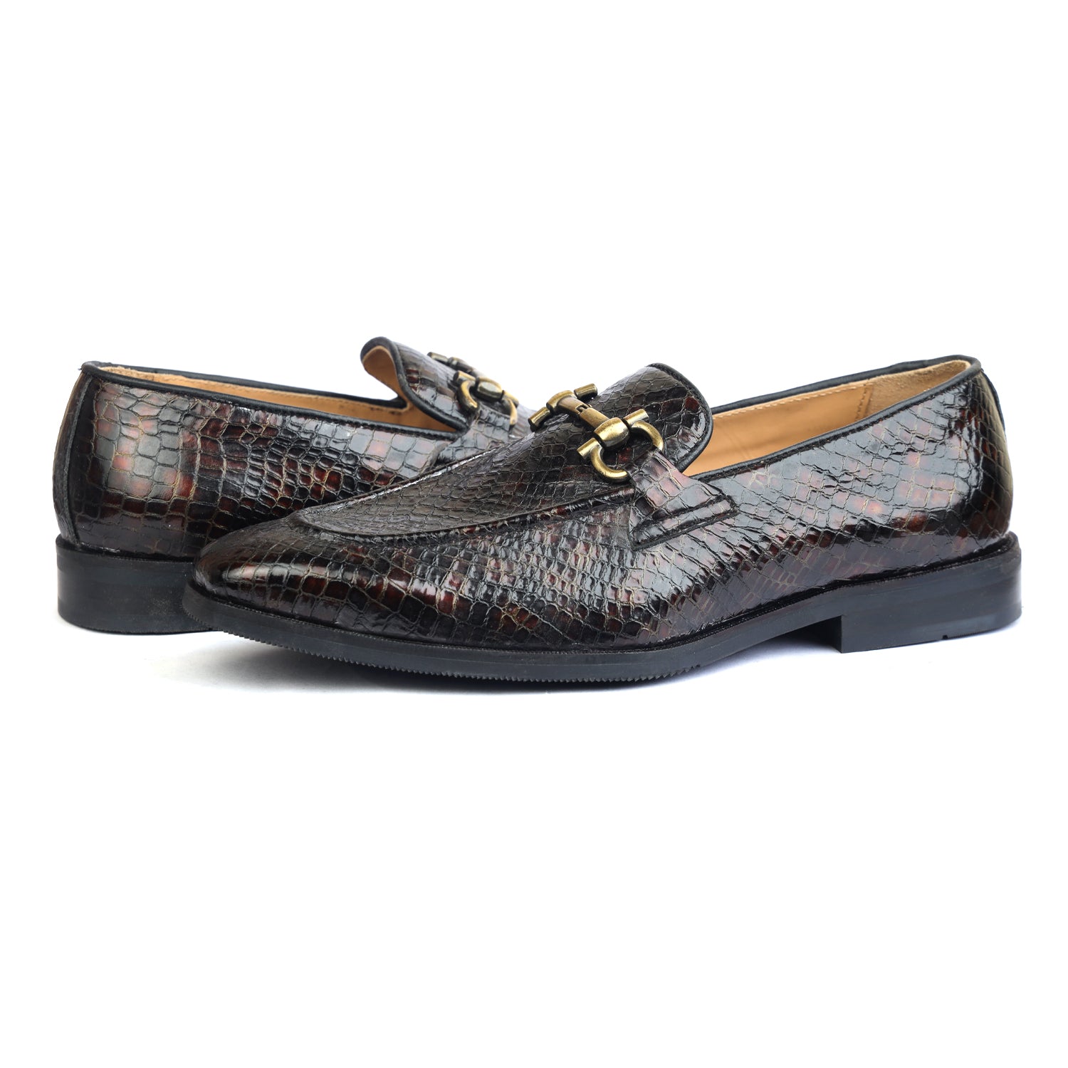 Valeria Croco Loafers